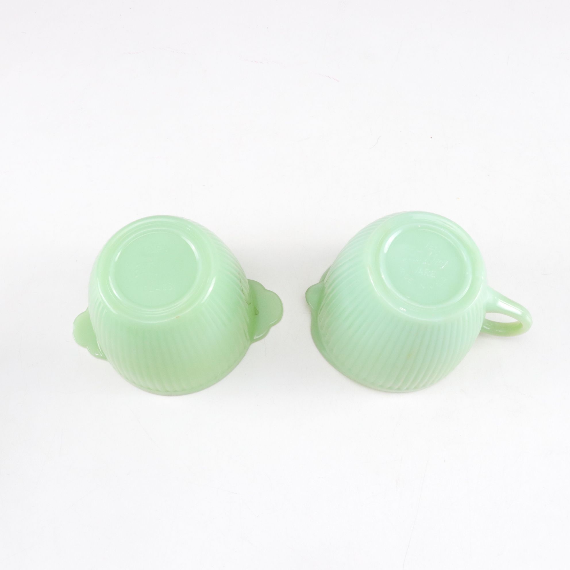 Anchor Hocking Fire-King "Jane Ray" Jadeite Dinnerware Collection