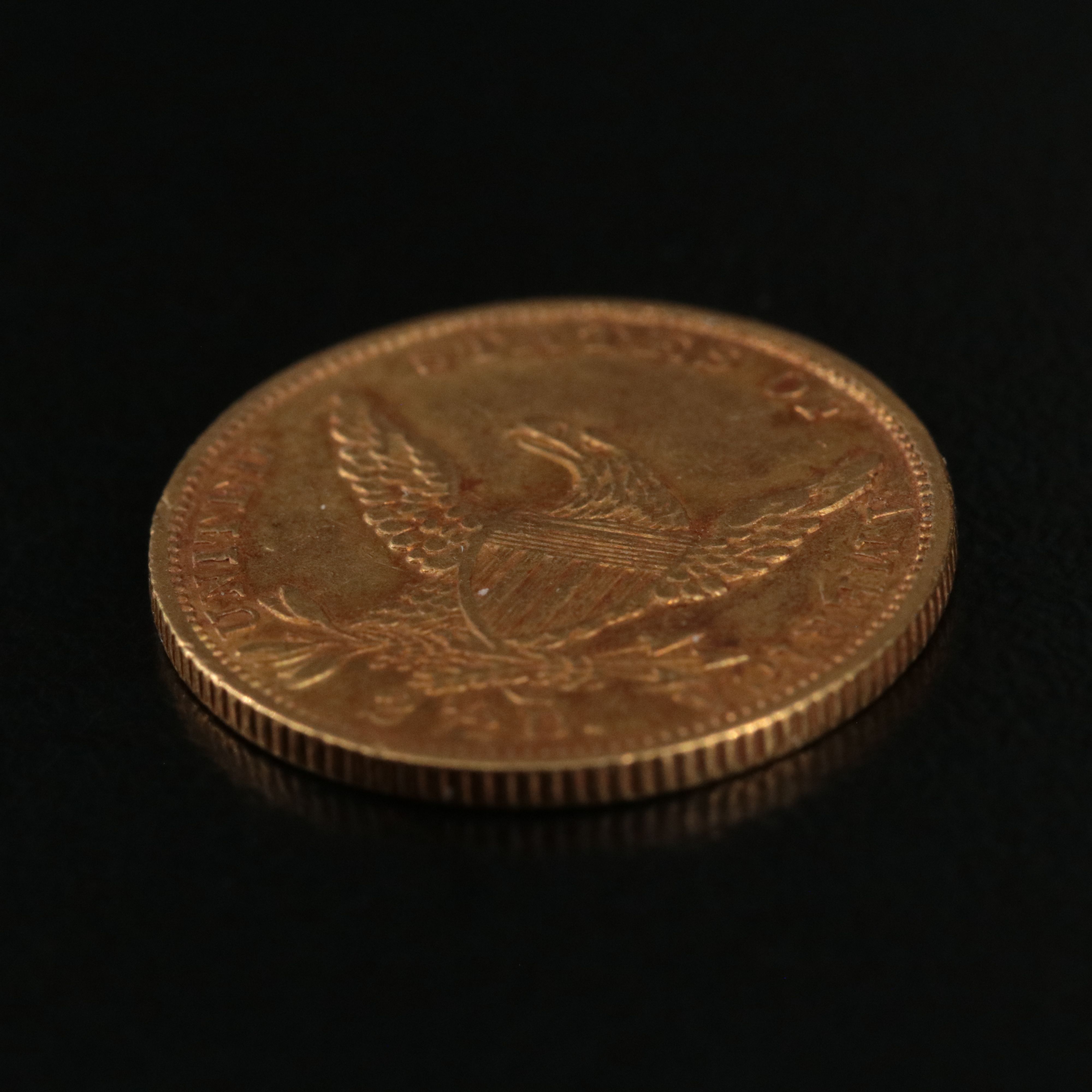 1836 U.S. Classic Head Two and One Half Dollar Gold Coin