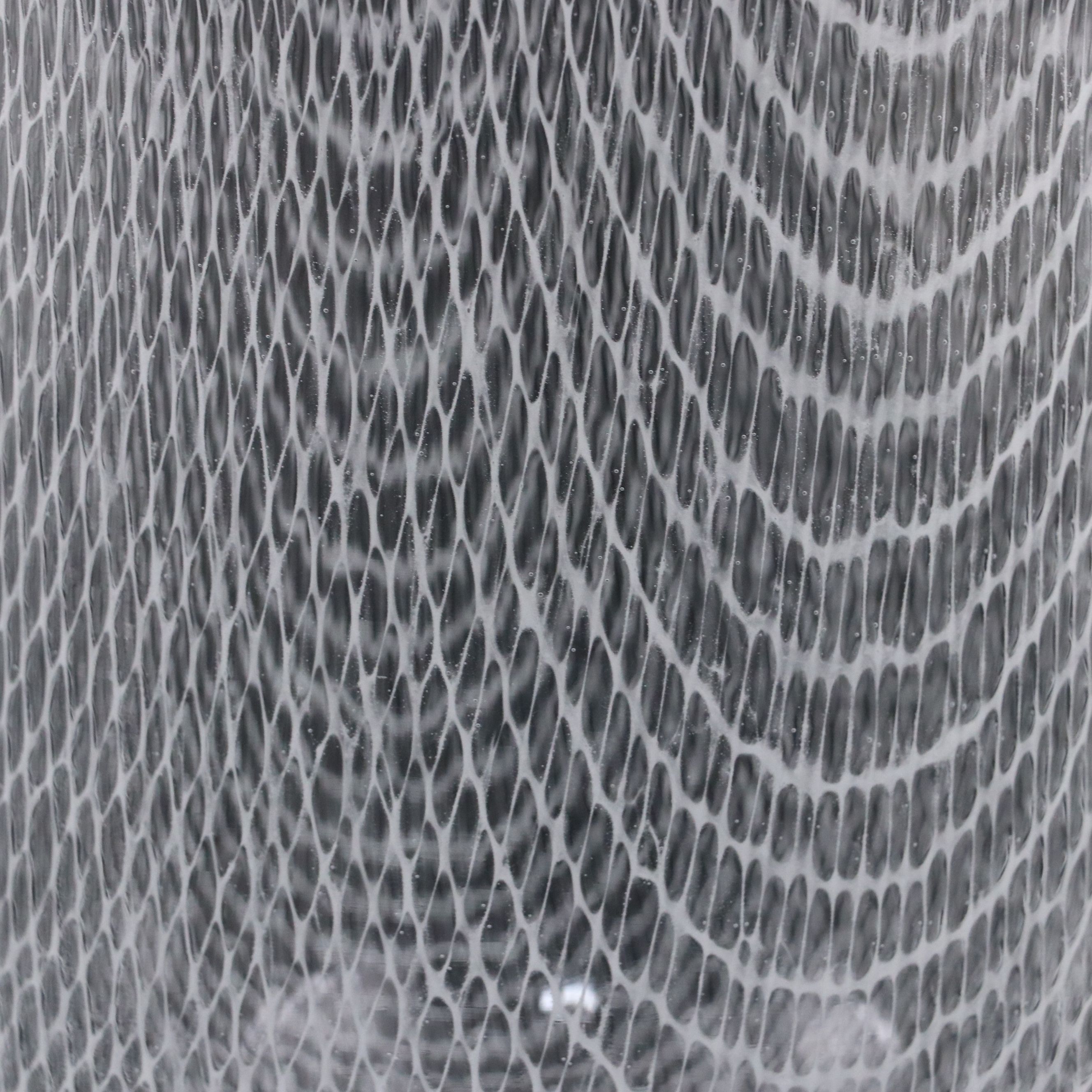 Ritzenhoff Netzdekor German Art Glass Vase, Mid to Late 20th Century