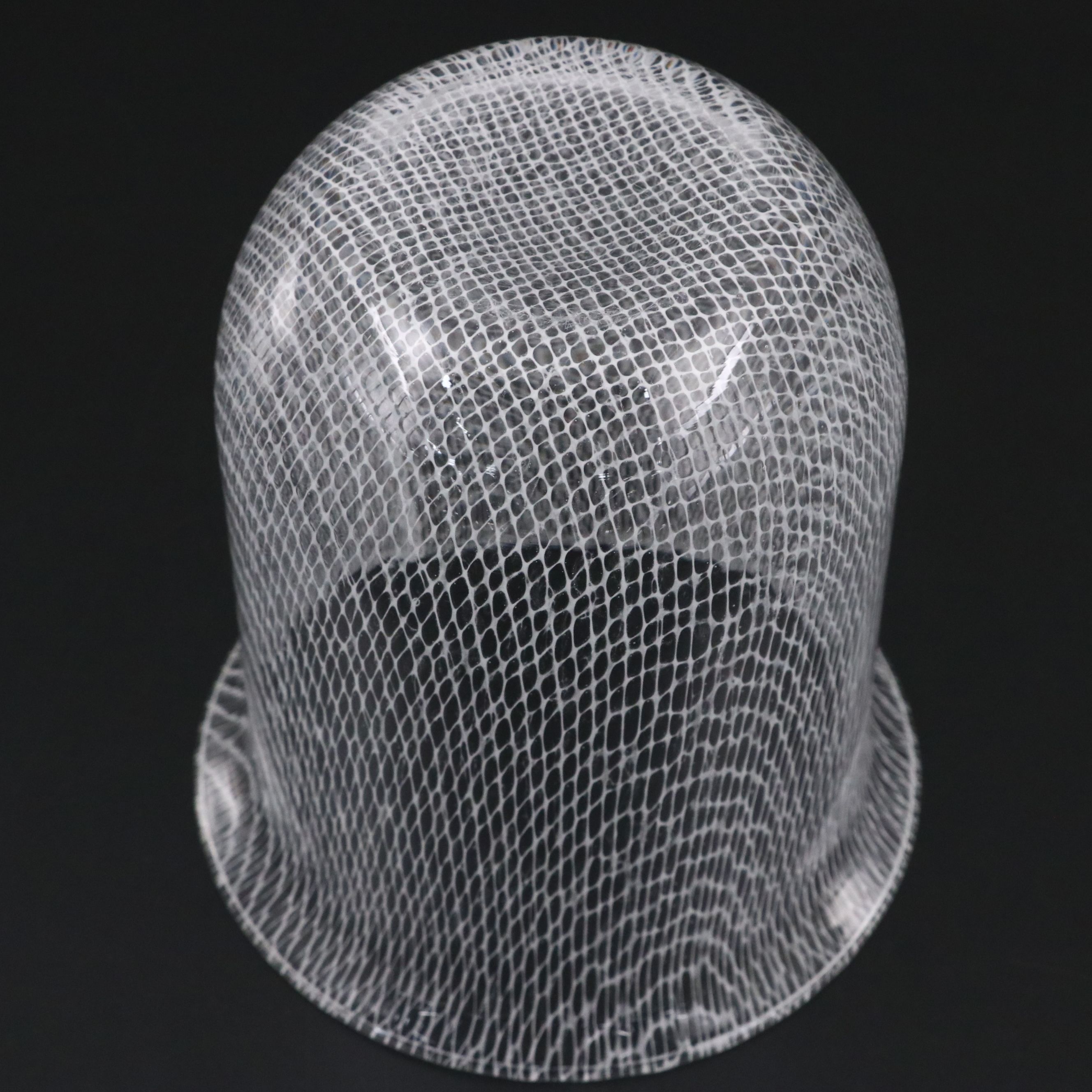 Ritzenhoff Netzdekor German Art Glass Vase, Mid to Late 20th Century