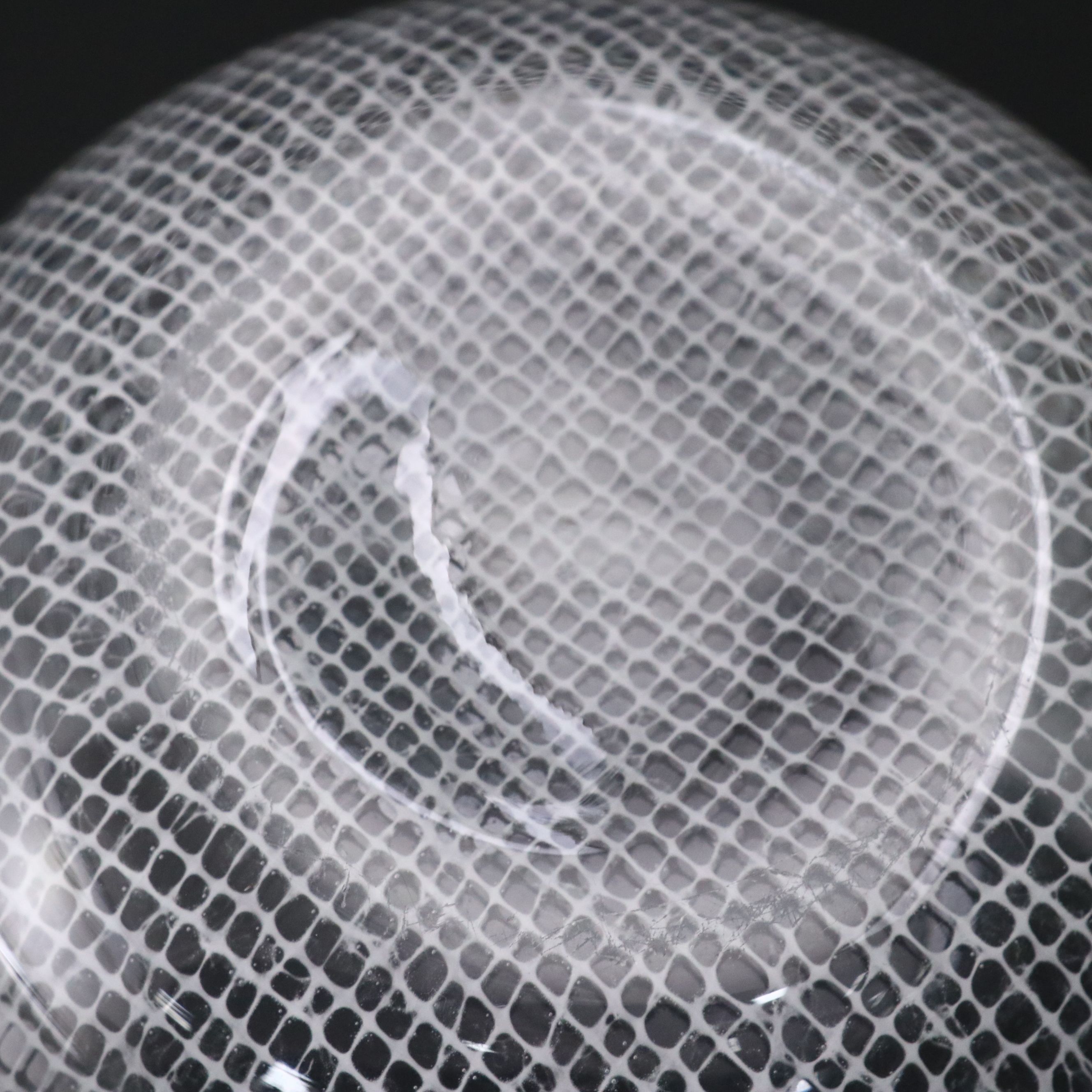 Ritzenhoff Netzdekor German Art Glass Vase, Mid to Late 20th Century