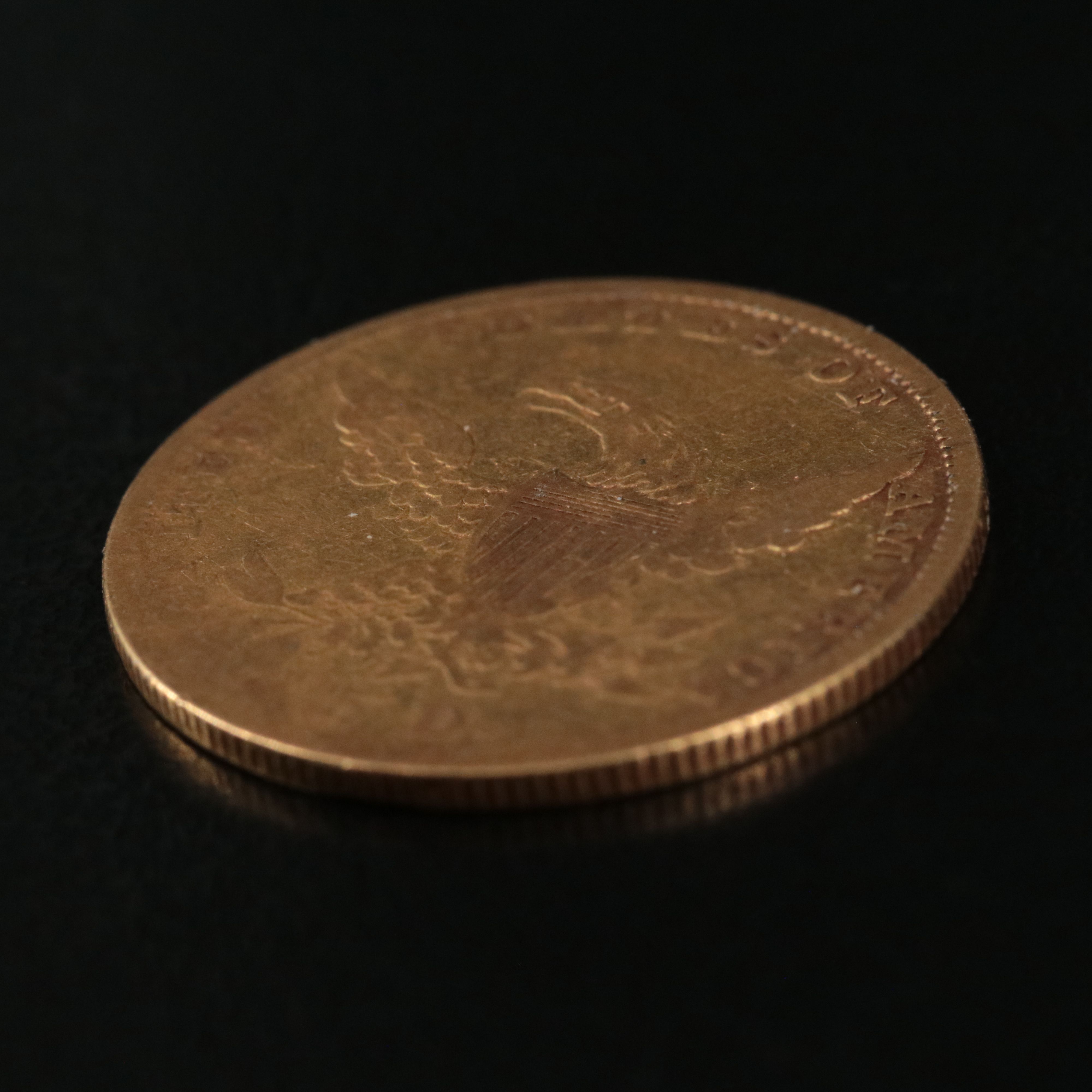 1836 U.S. Classic Head Five Dollar Gold Coin