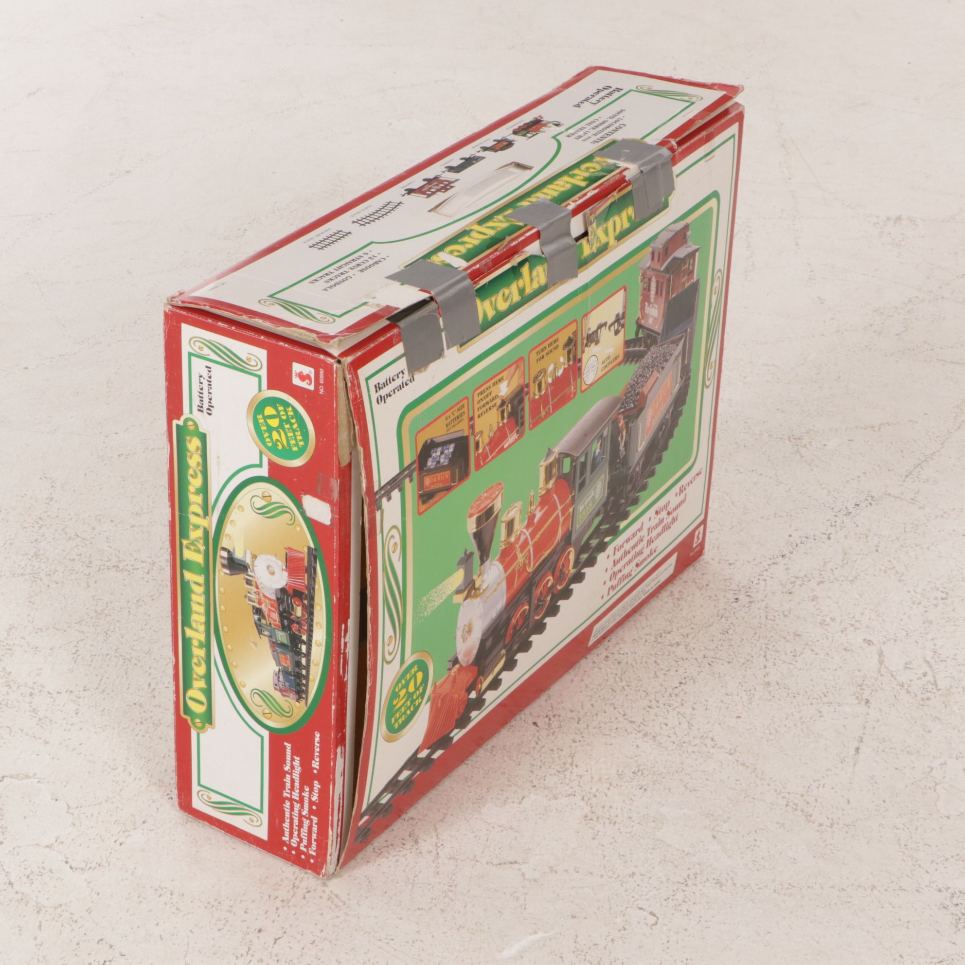 Overland Express "Rio Grande" 22 Piece Train Set, 1990s