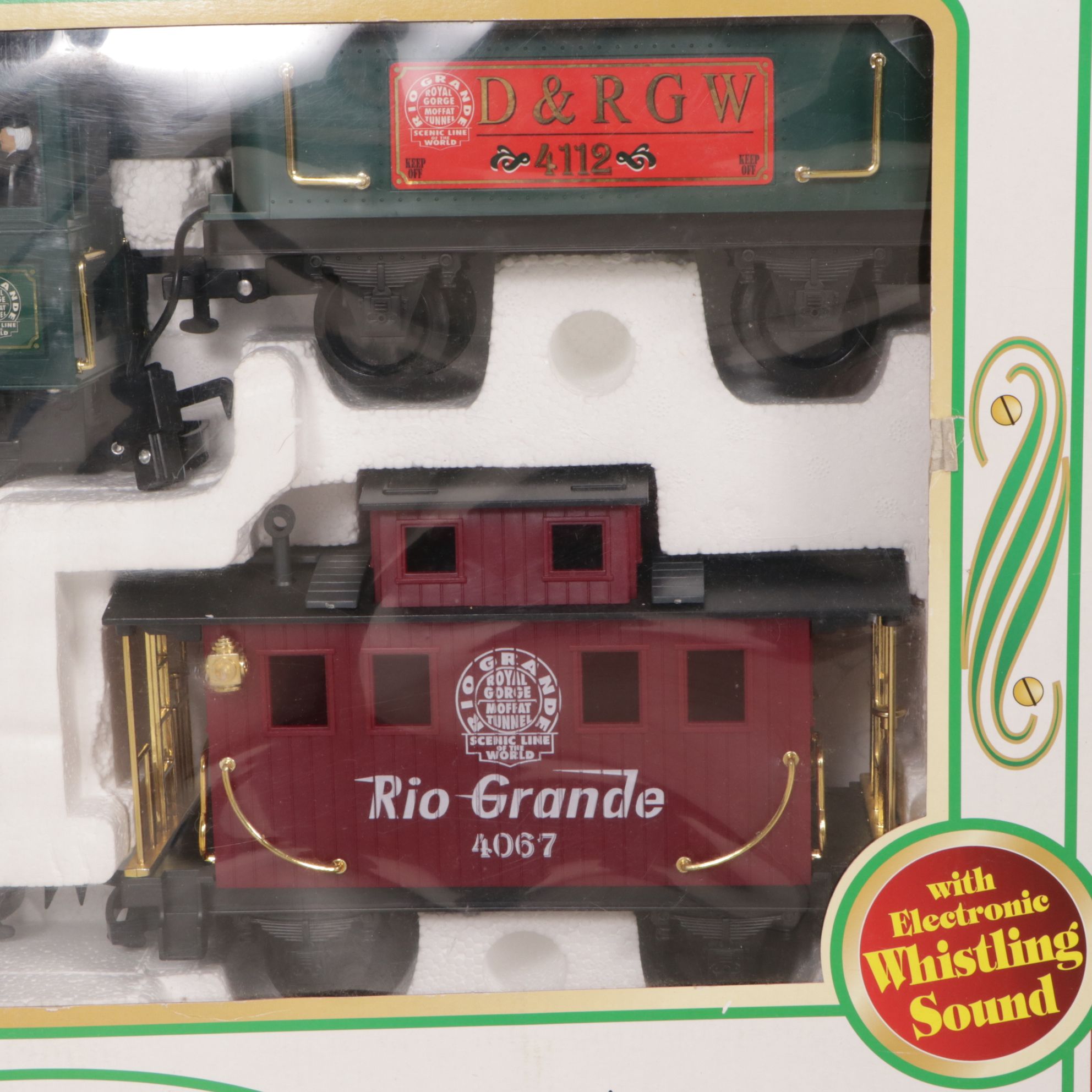 Overland Express "Rio Grande" 22 Piece Train Set, 1990s