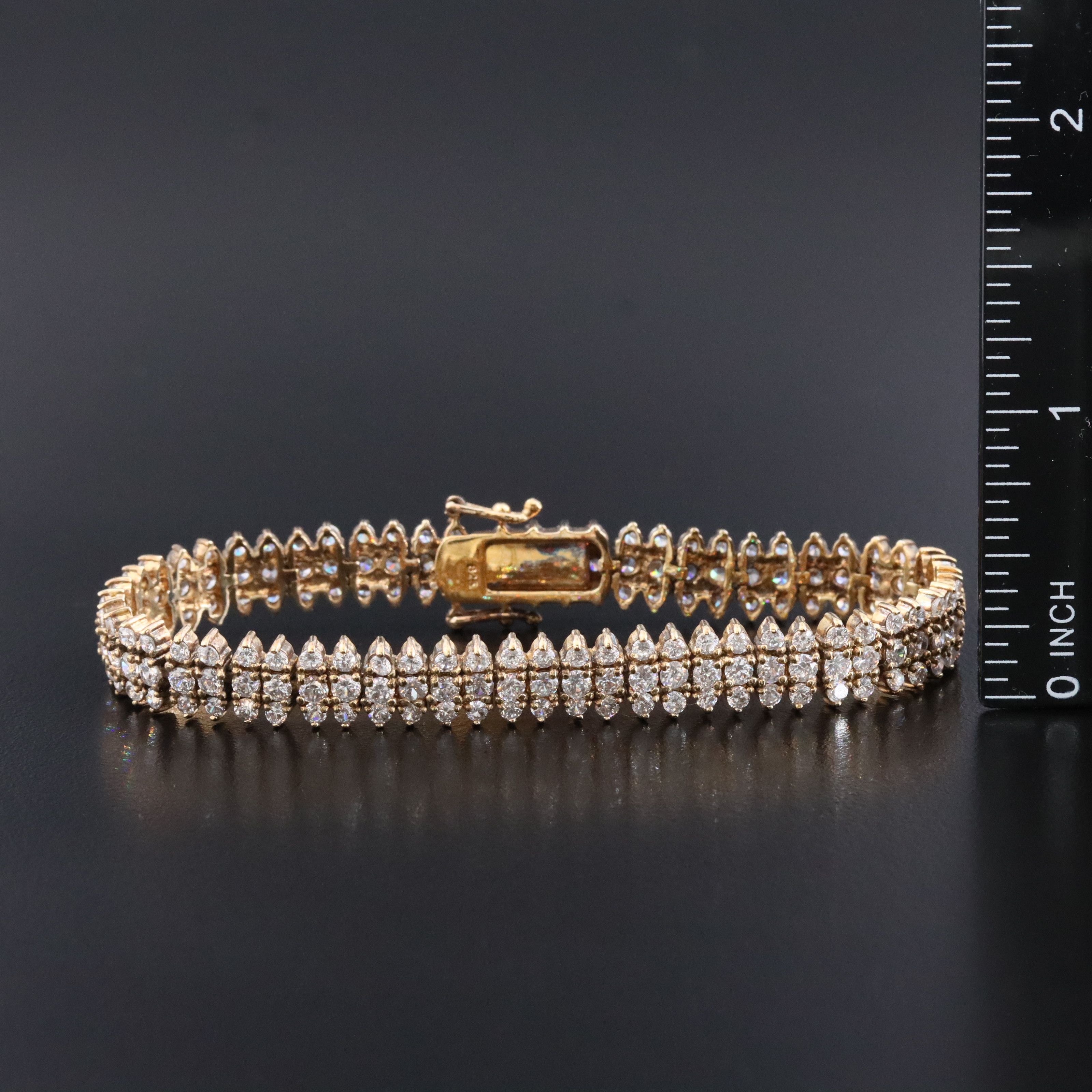 Sterling CZ Bracelet Collection