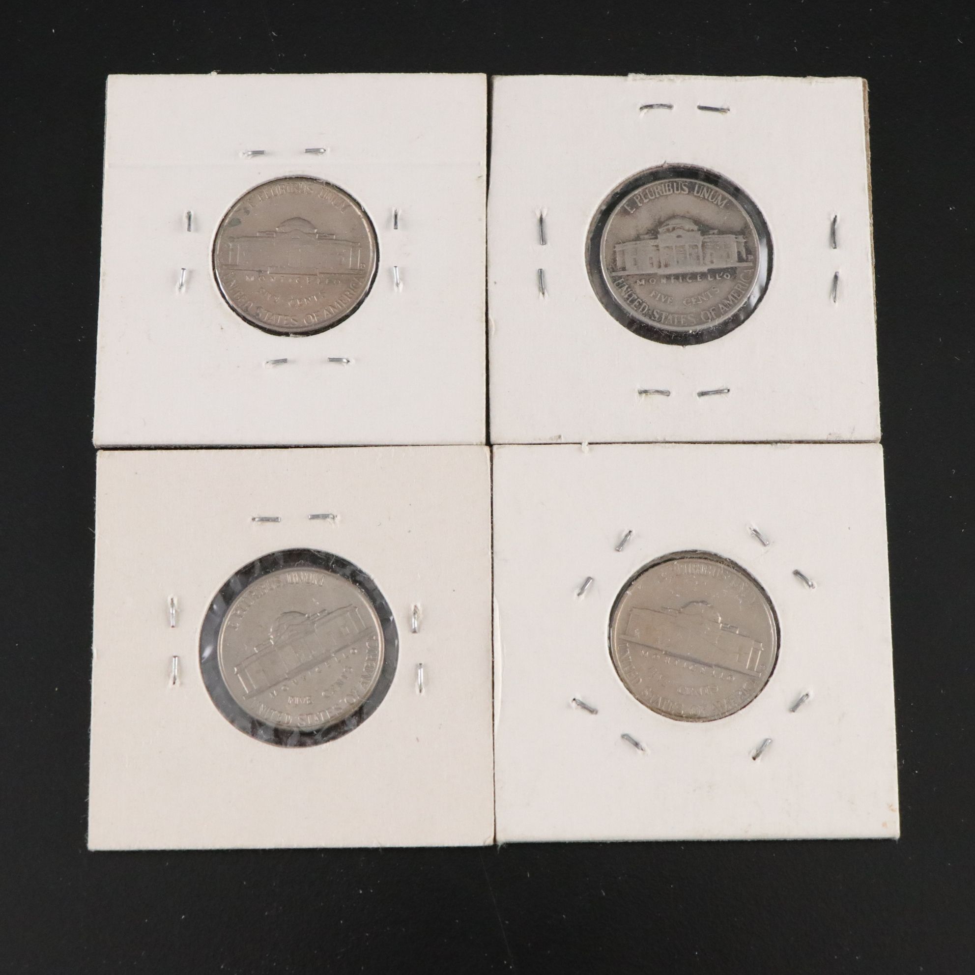 One Hundred and Forty Jefferson Nickels Including WWII-Era Silver Coins