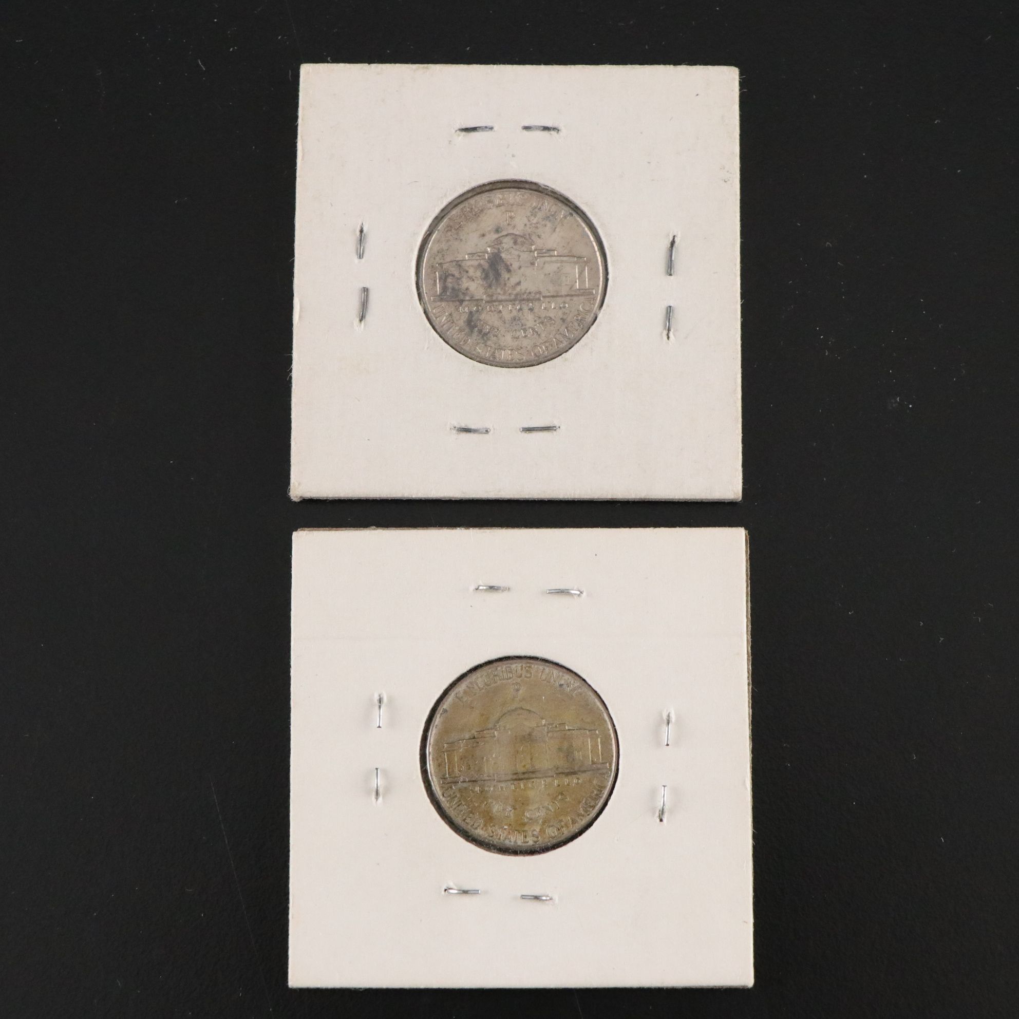 One Hundred and Forty Jefferson Nickels Including WWII-Era Silver Coins