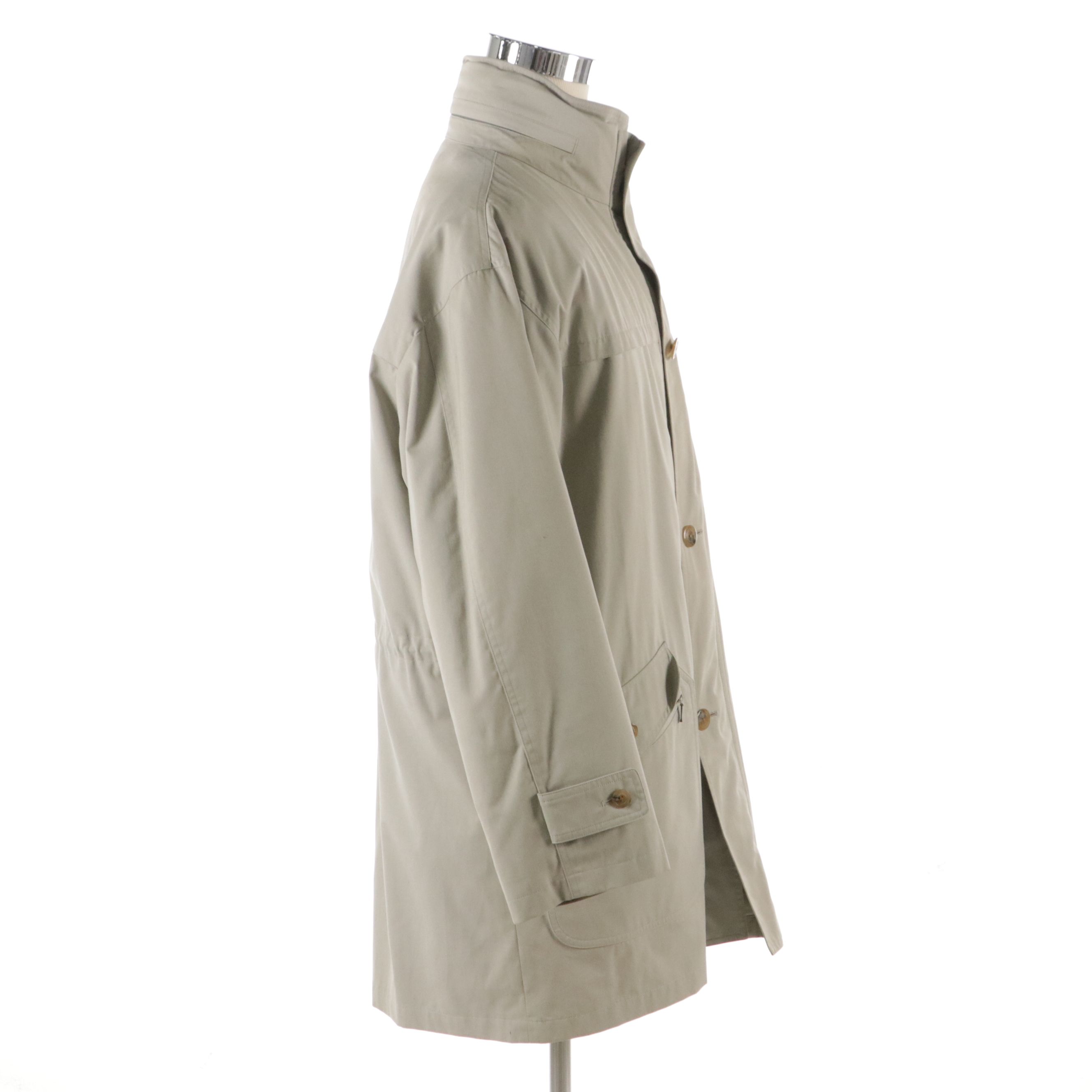 Burberrys Vintage Khaki Cotton Jacket