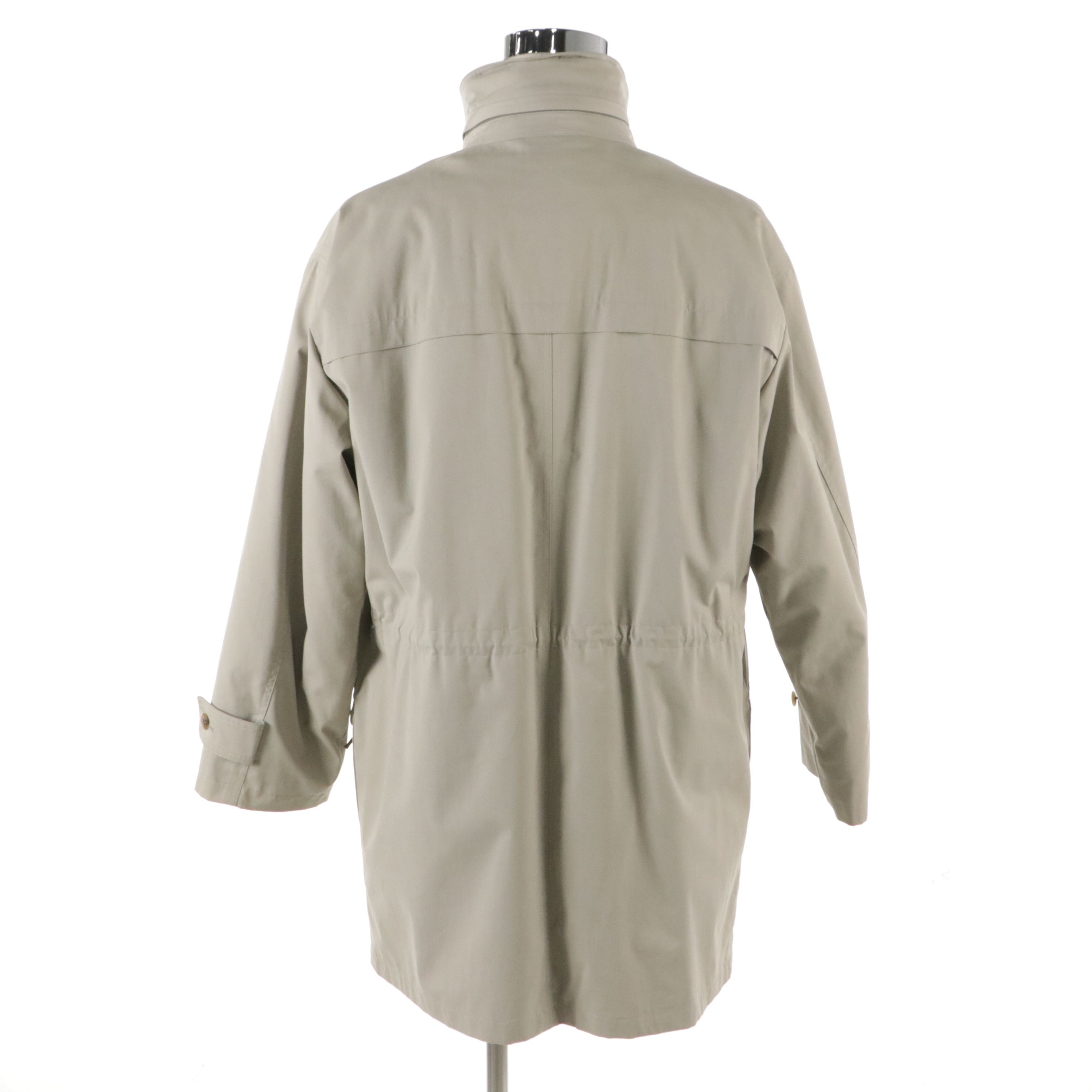 Burberrys Vintage Khaki Cotton Jacket