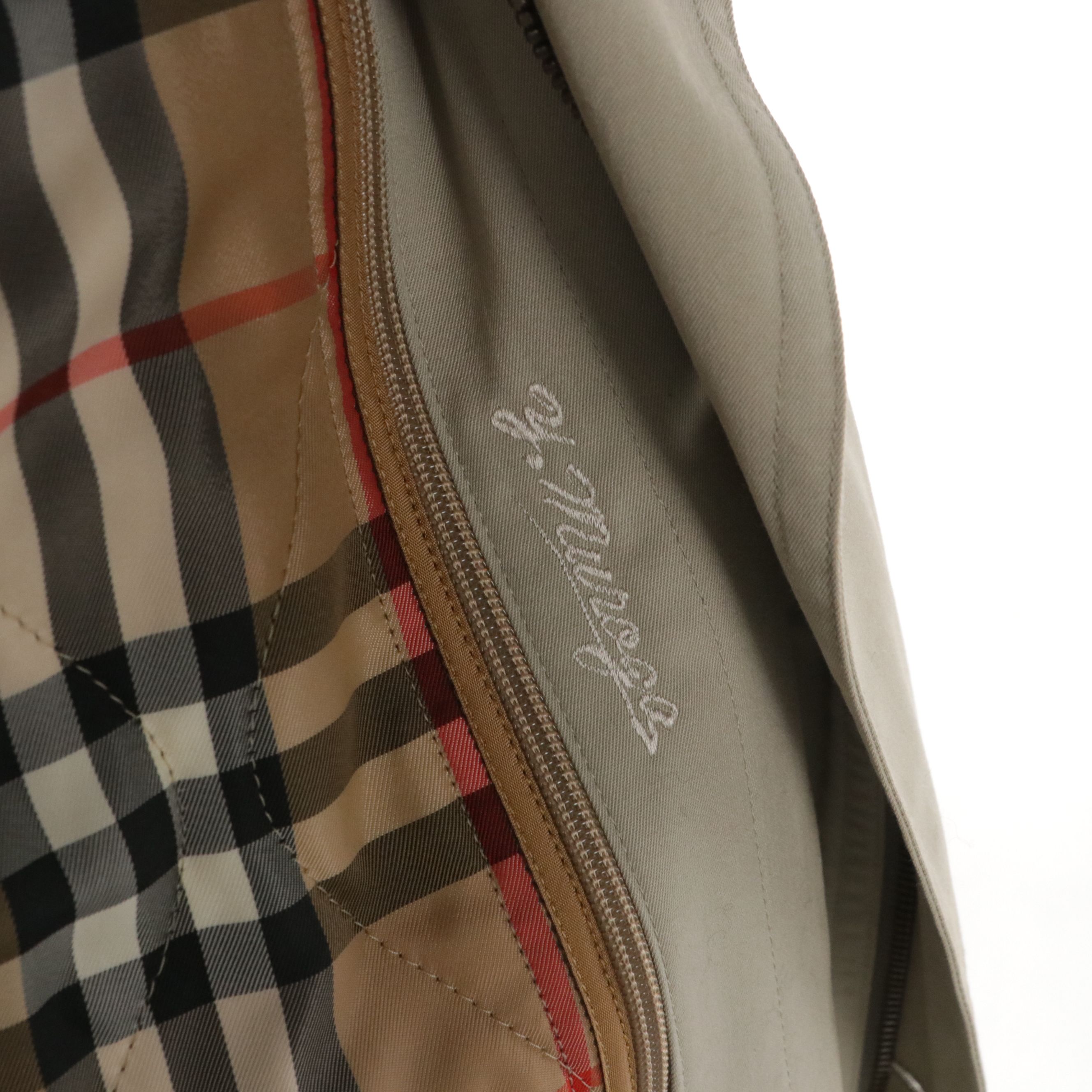 Burberrys Vintage Khaki Cotton Jacket