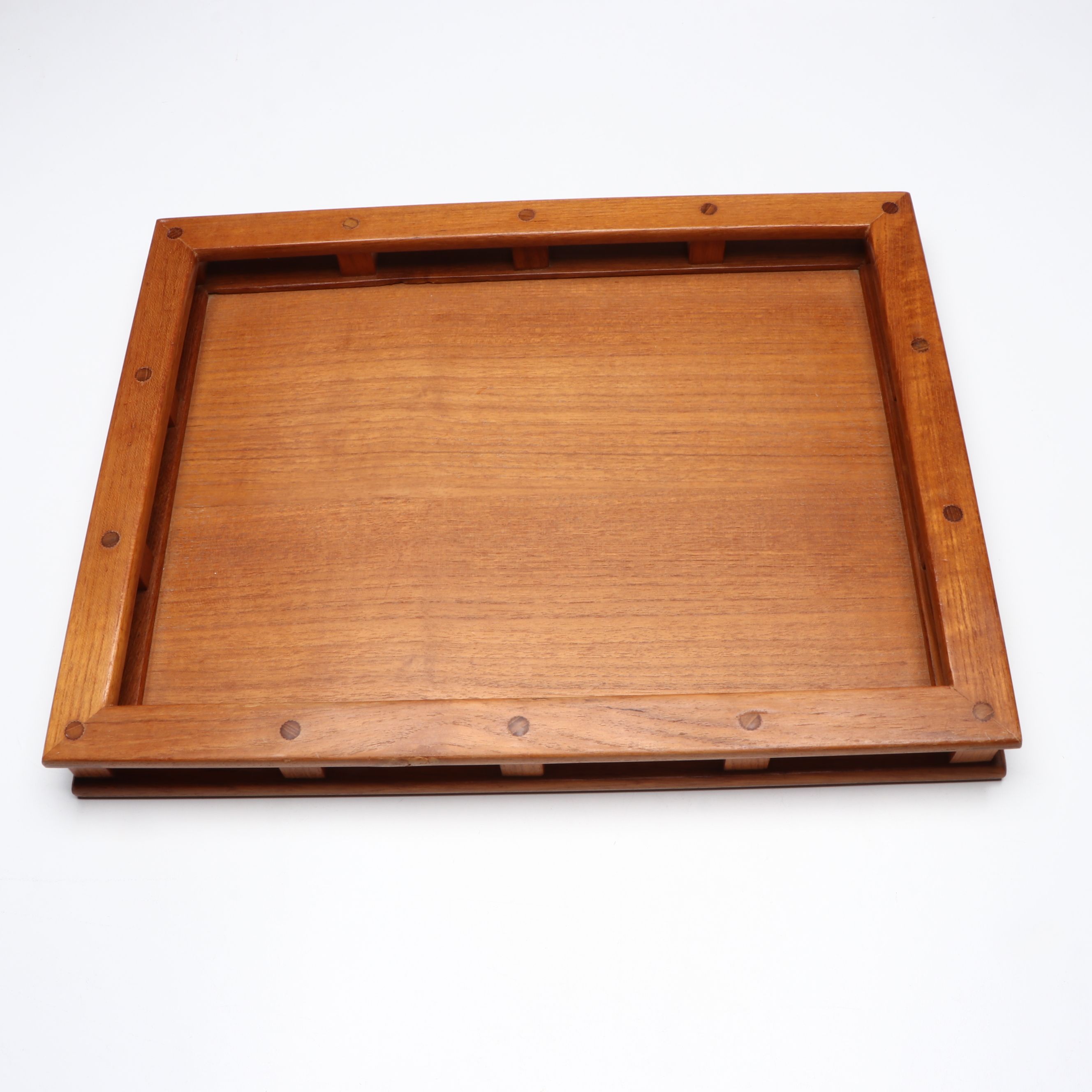 Dansk Teak Trays with Ceramic Hurricane Candle Lamps and More