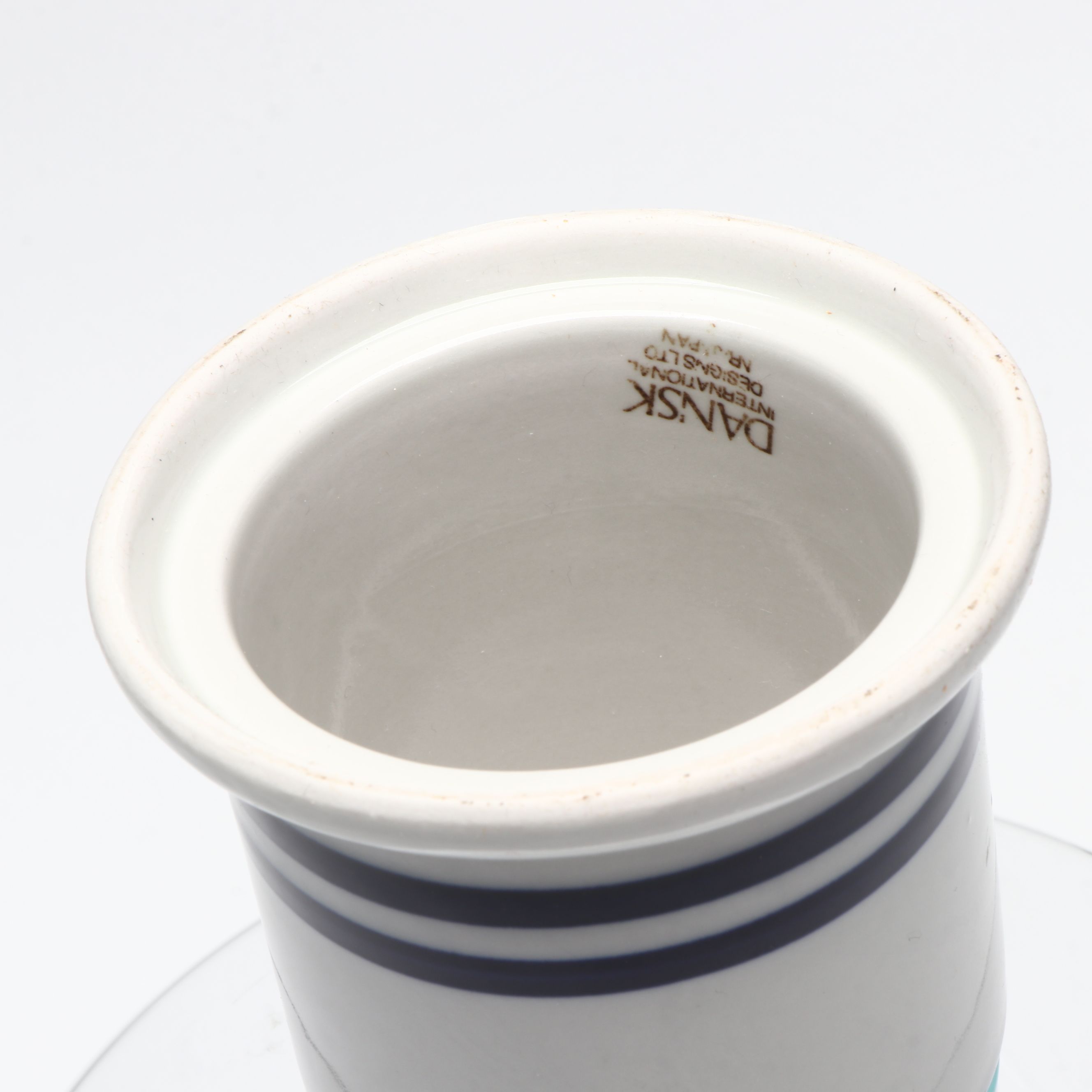 Dansk Teak Trays with Ceramic Hurricane Candle Lamps and More