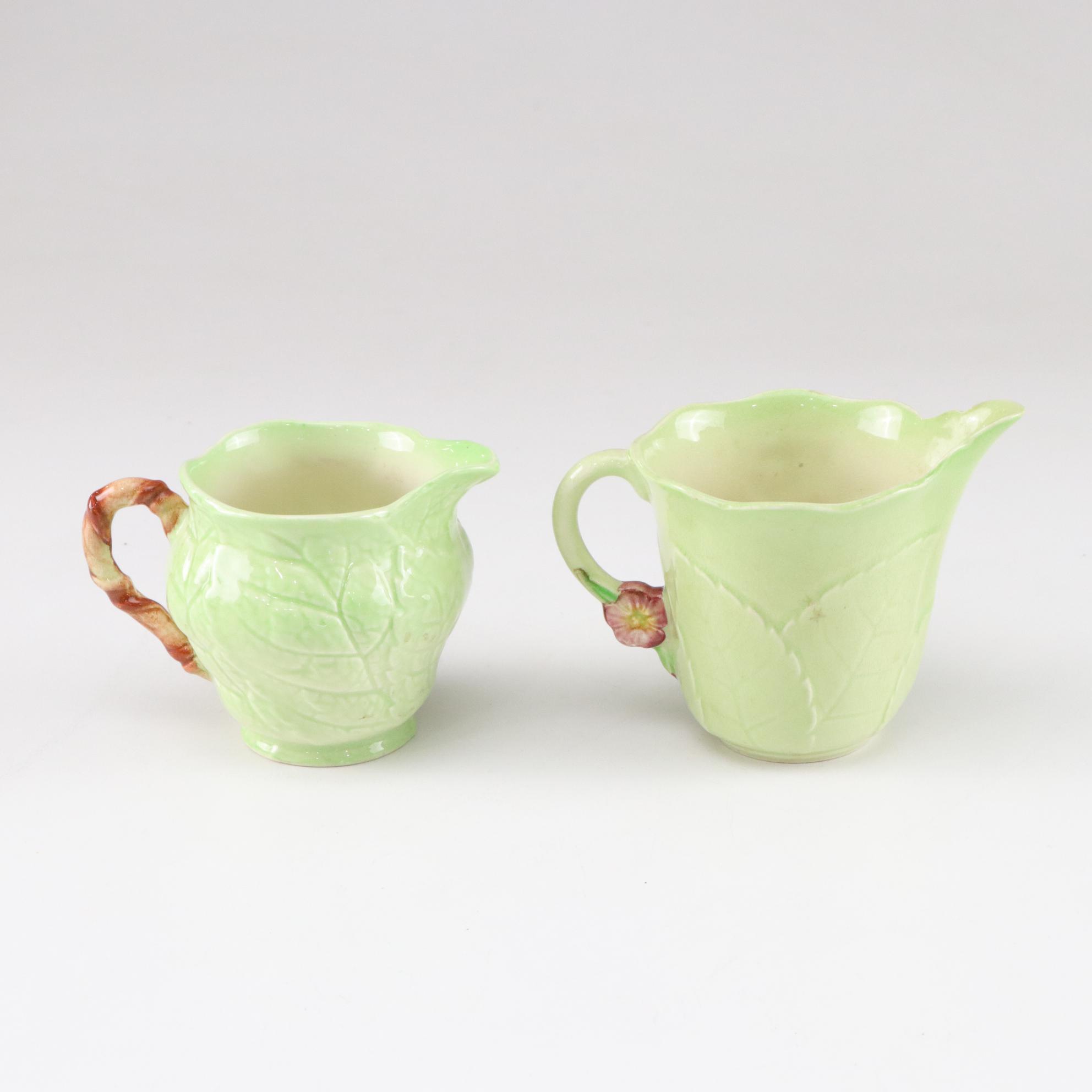 English Carlton Ware "Primula" and "Blackberry" Pitchers & Dishes, 1950s