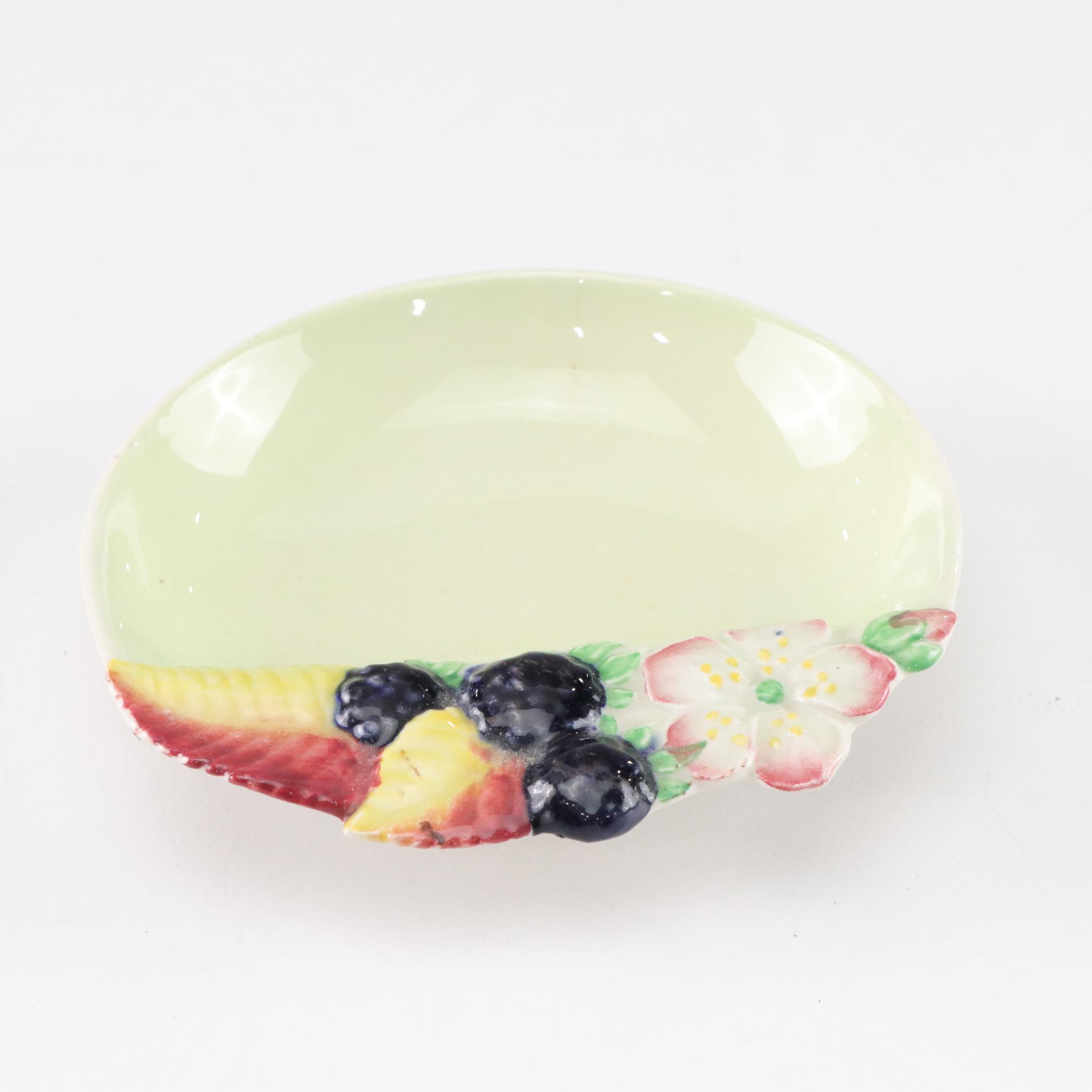 English Carlton Ware "Primula" and "Blackberry" Pitchers & Dishes, 1950s