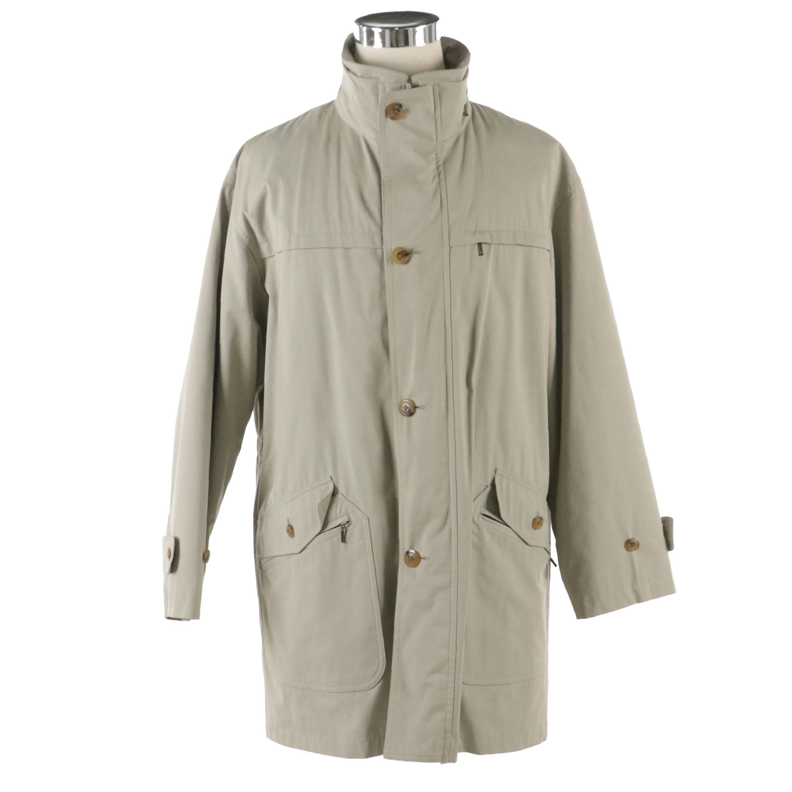 Burberrys Vintage Khaki Cotton Jacket
