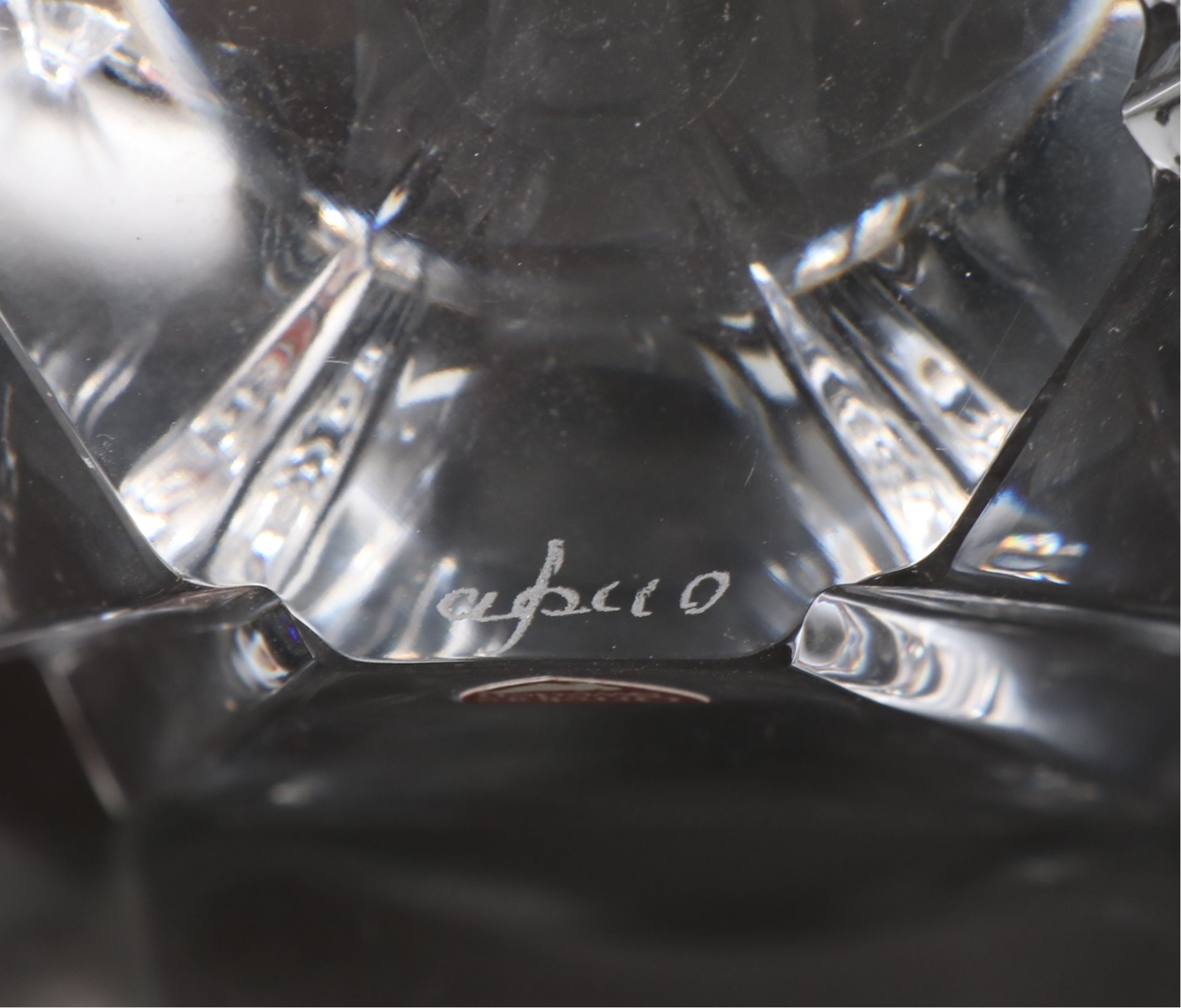 Lars Hellsten for Orrefors "Orion" Round Crystal Bowls