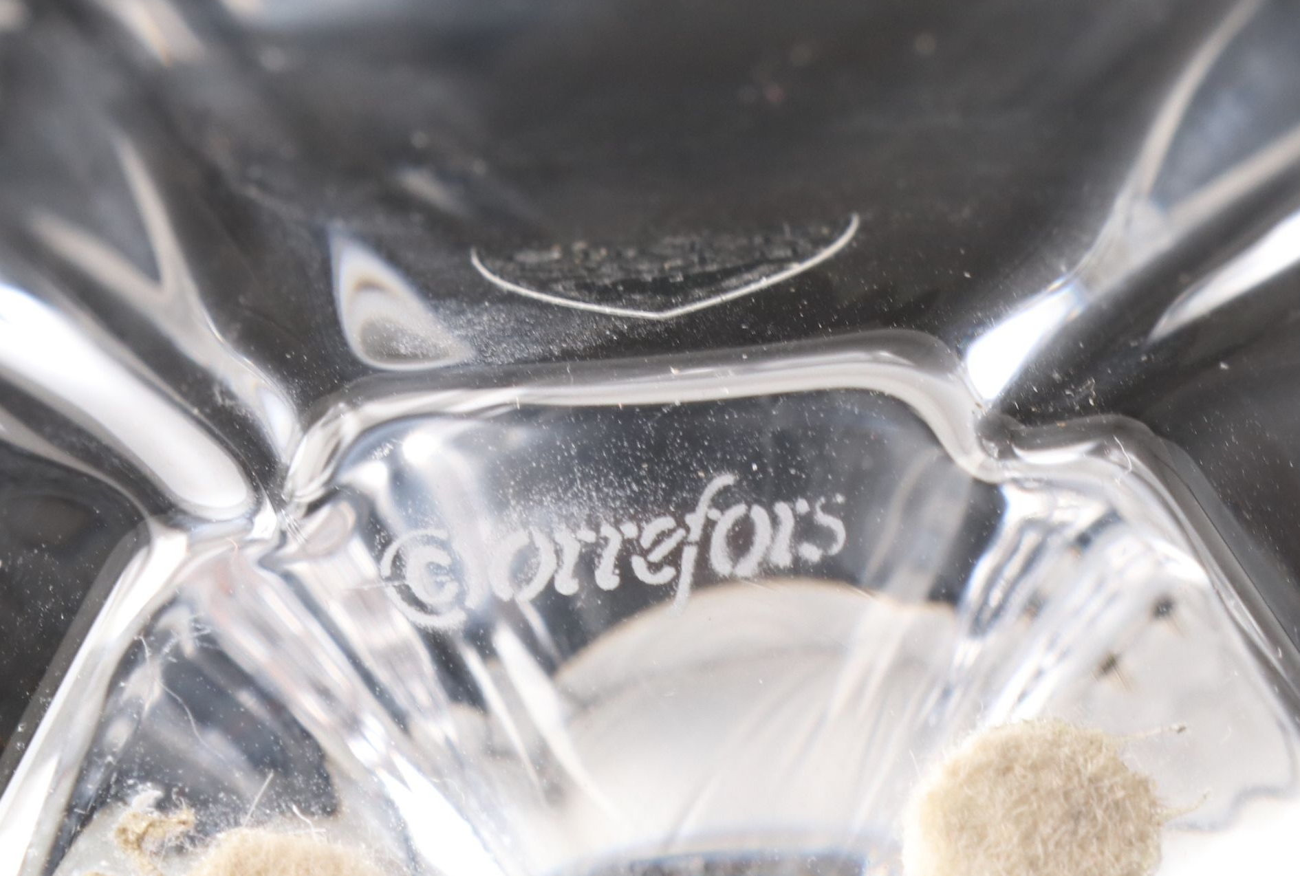 Lars Hellsten for Orrefors "Orion" Round Crystal Bowls