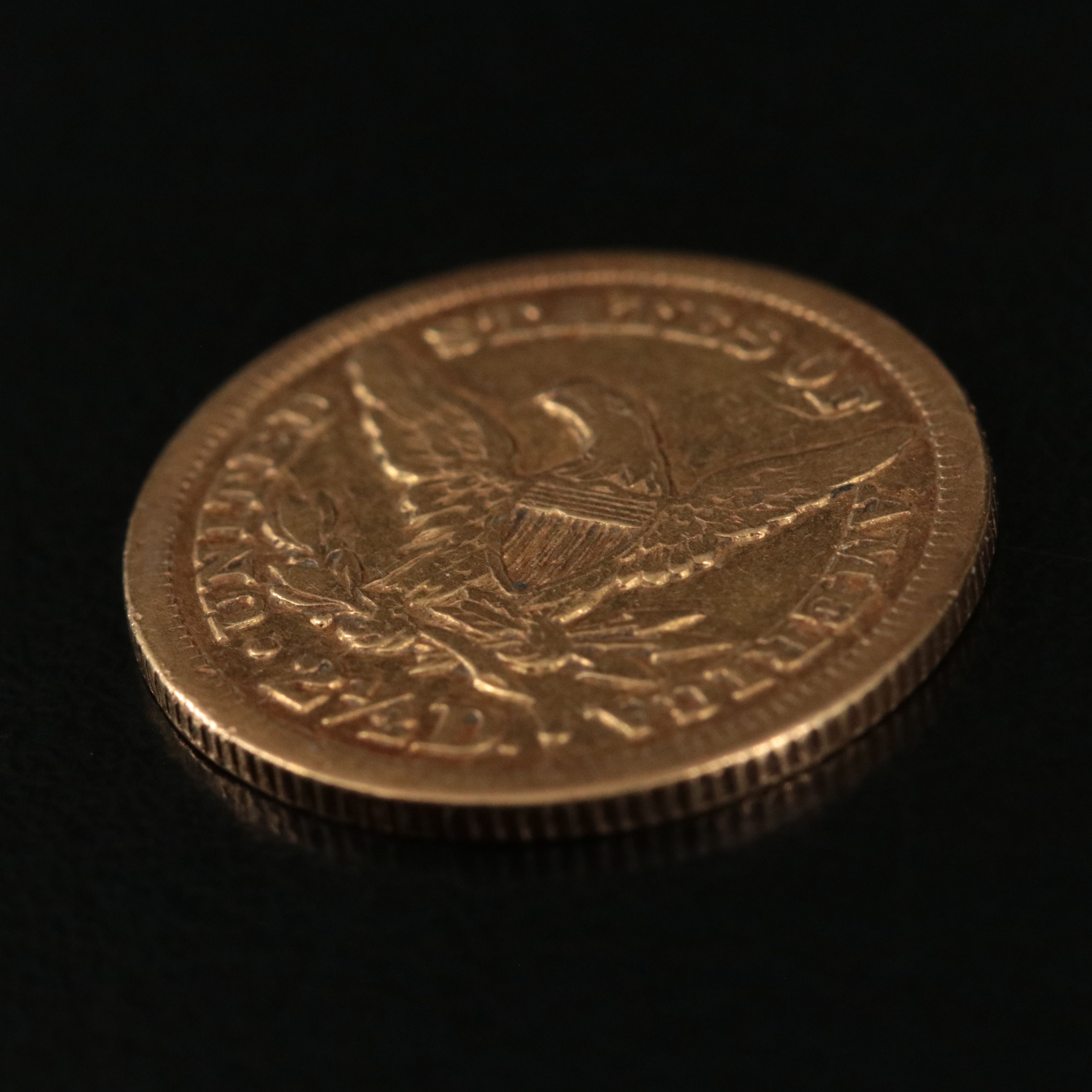 1845 Liberty Head $2.50 Gold Quarter Eagle