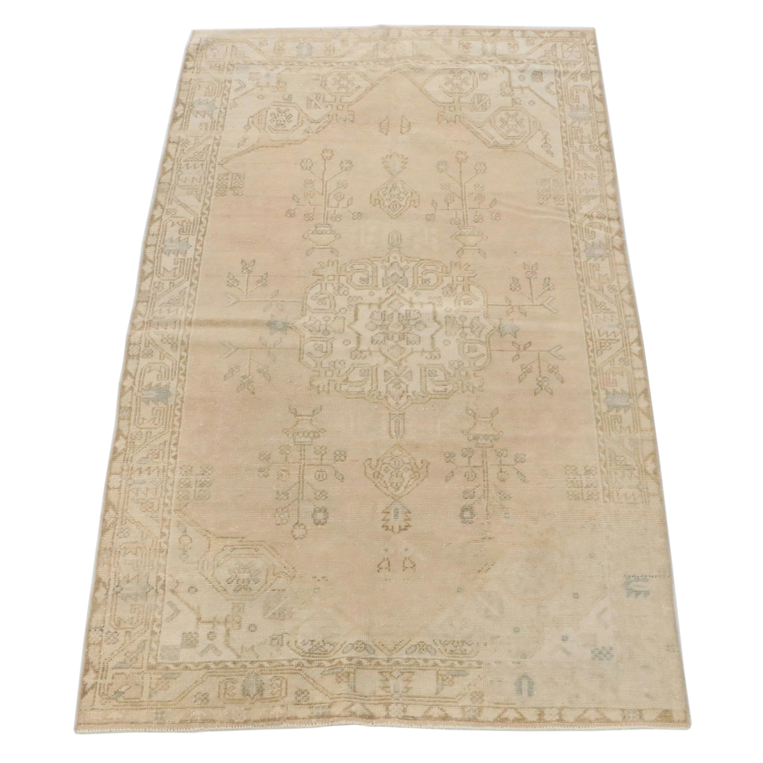 5'4 x 8'11 Hand-Knotted Turkish Oushak Area Rug
