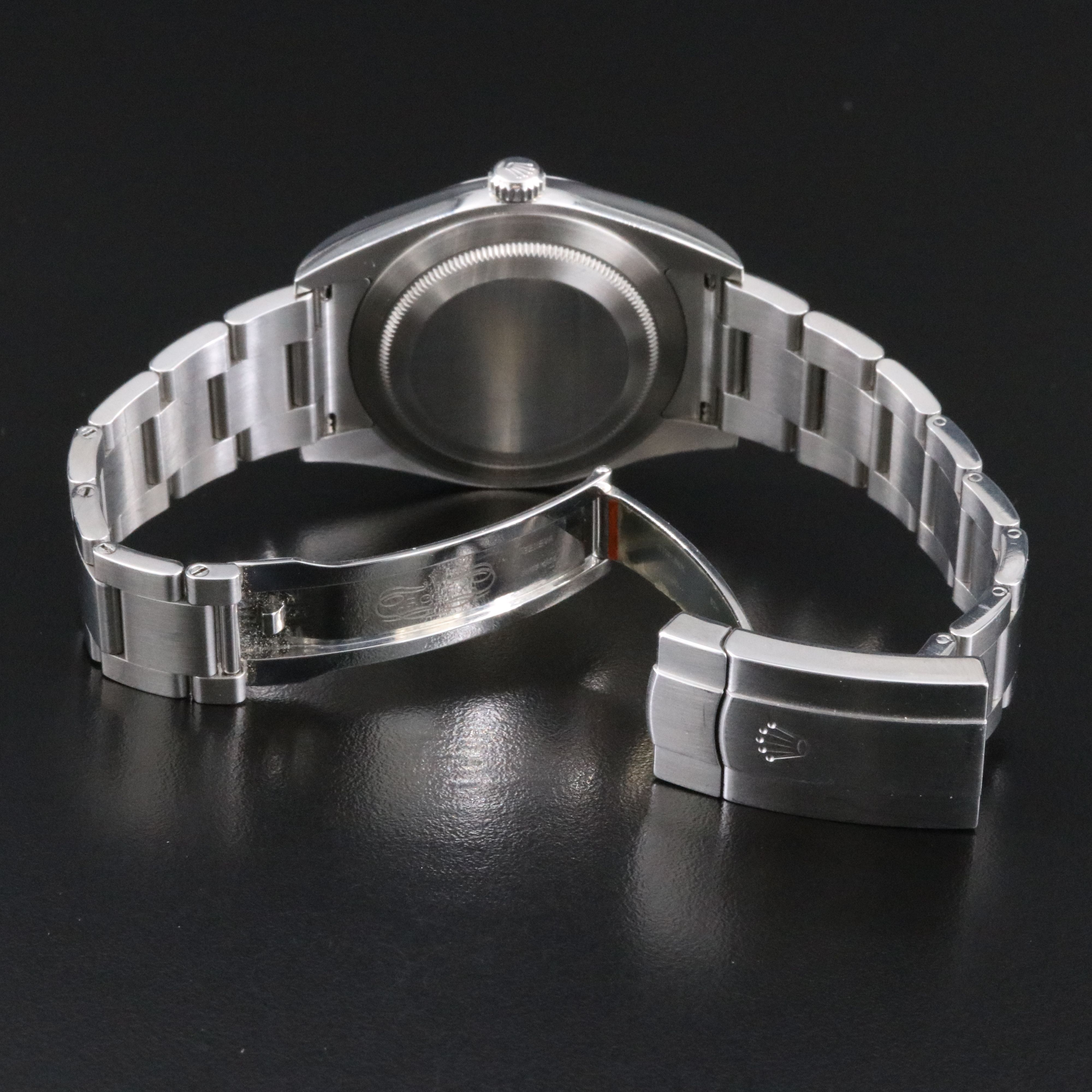 Rolex Oyster Perpetual 114300 Custom Diamond Dial Watch