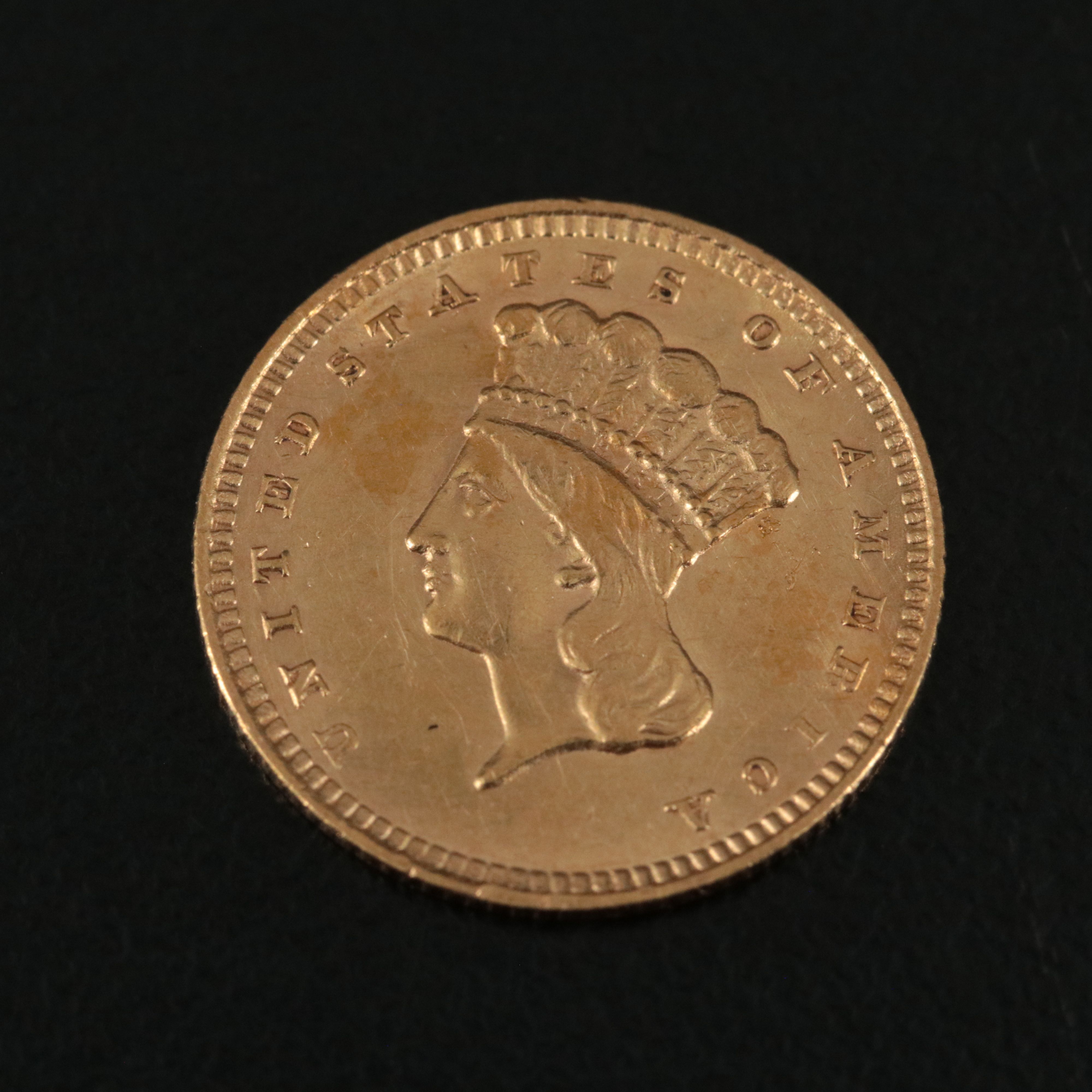 1856 Indian Princess Head Type III Gold Dollar