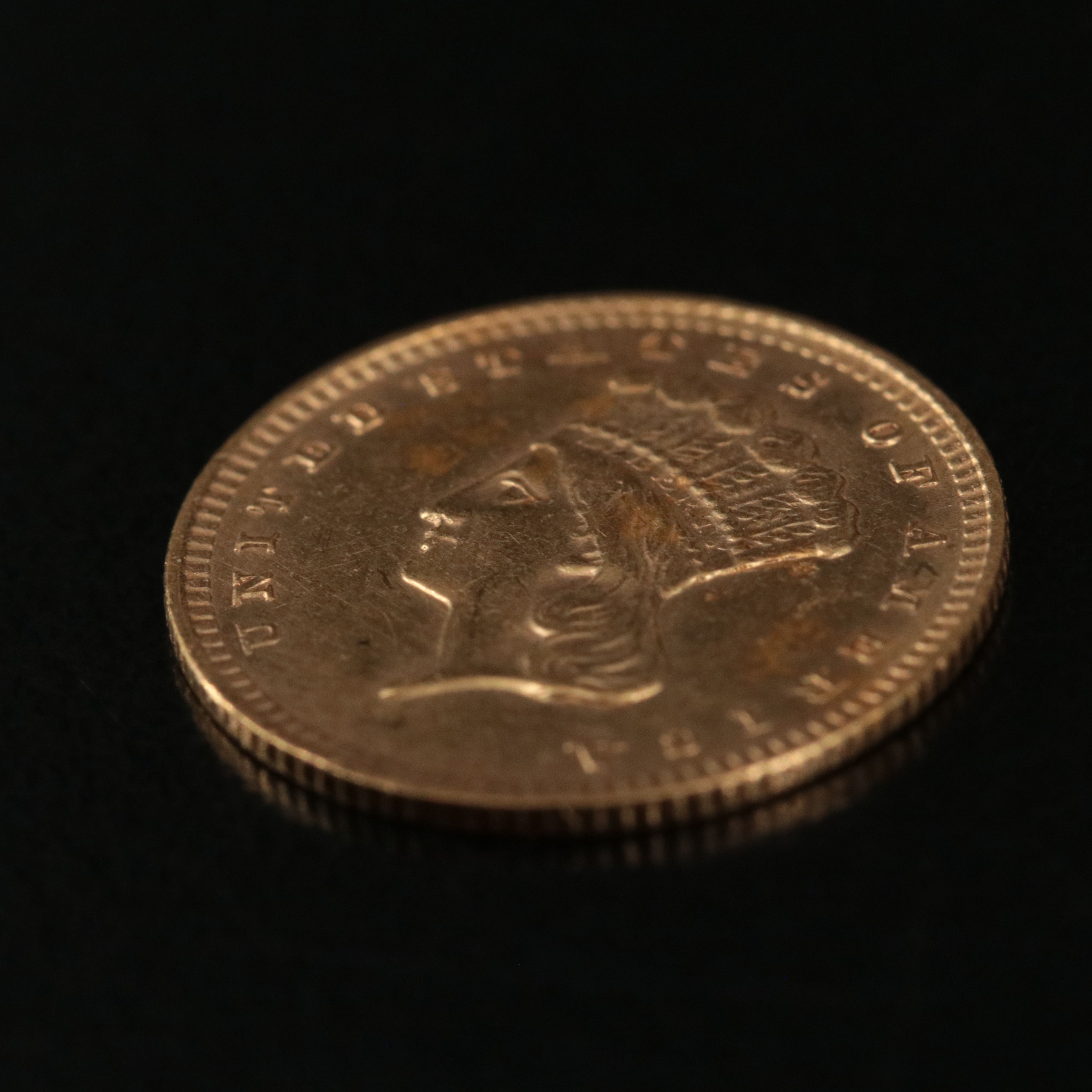 1856 Indian Princess Head Type III Gold Dollar
