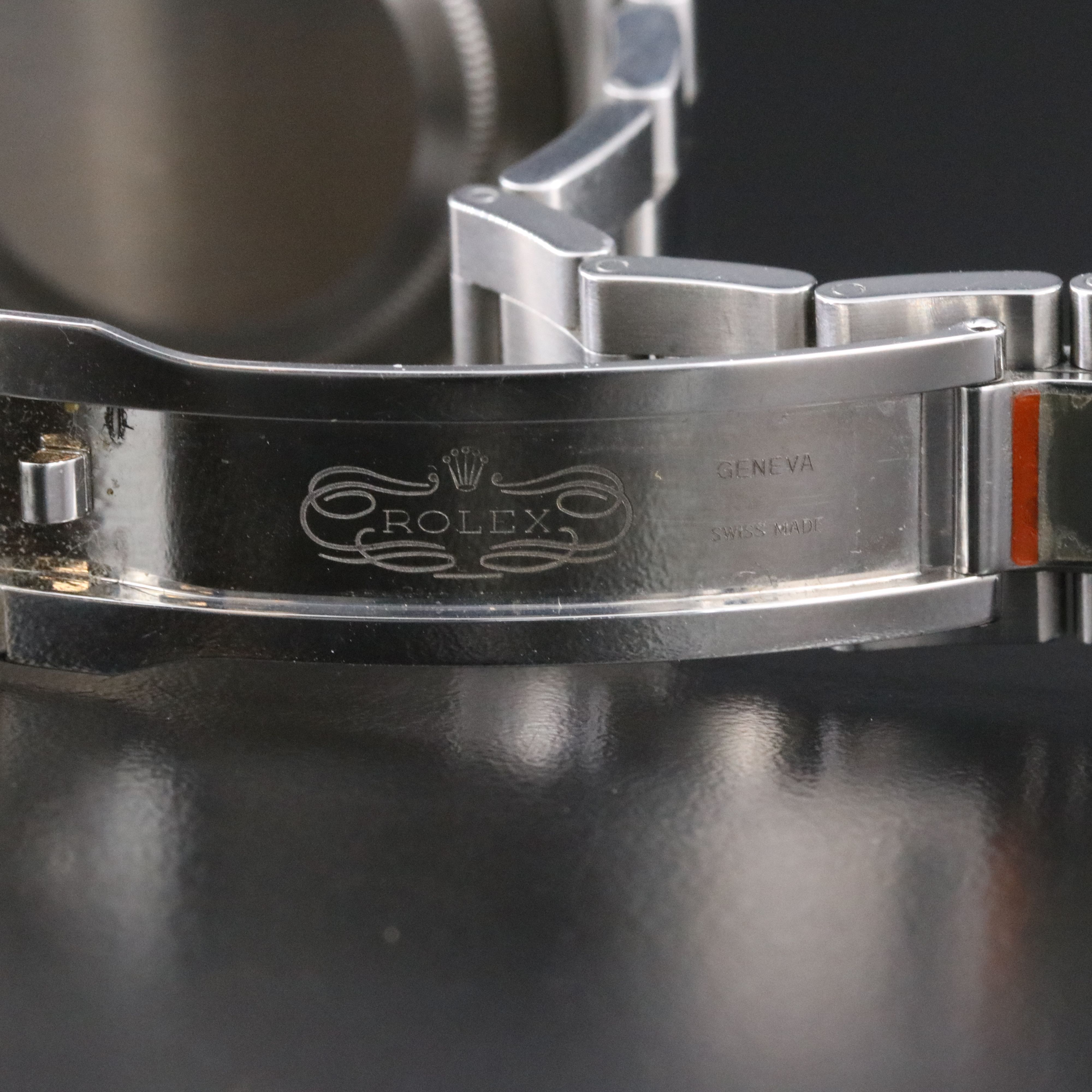 Rolex Oyster Perpetual 114300 Custom Diamond Dial Watch