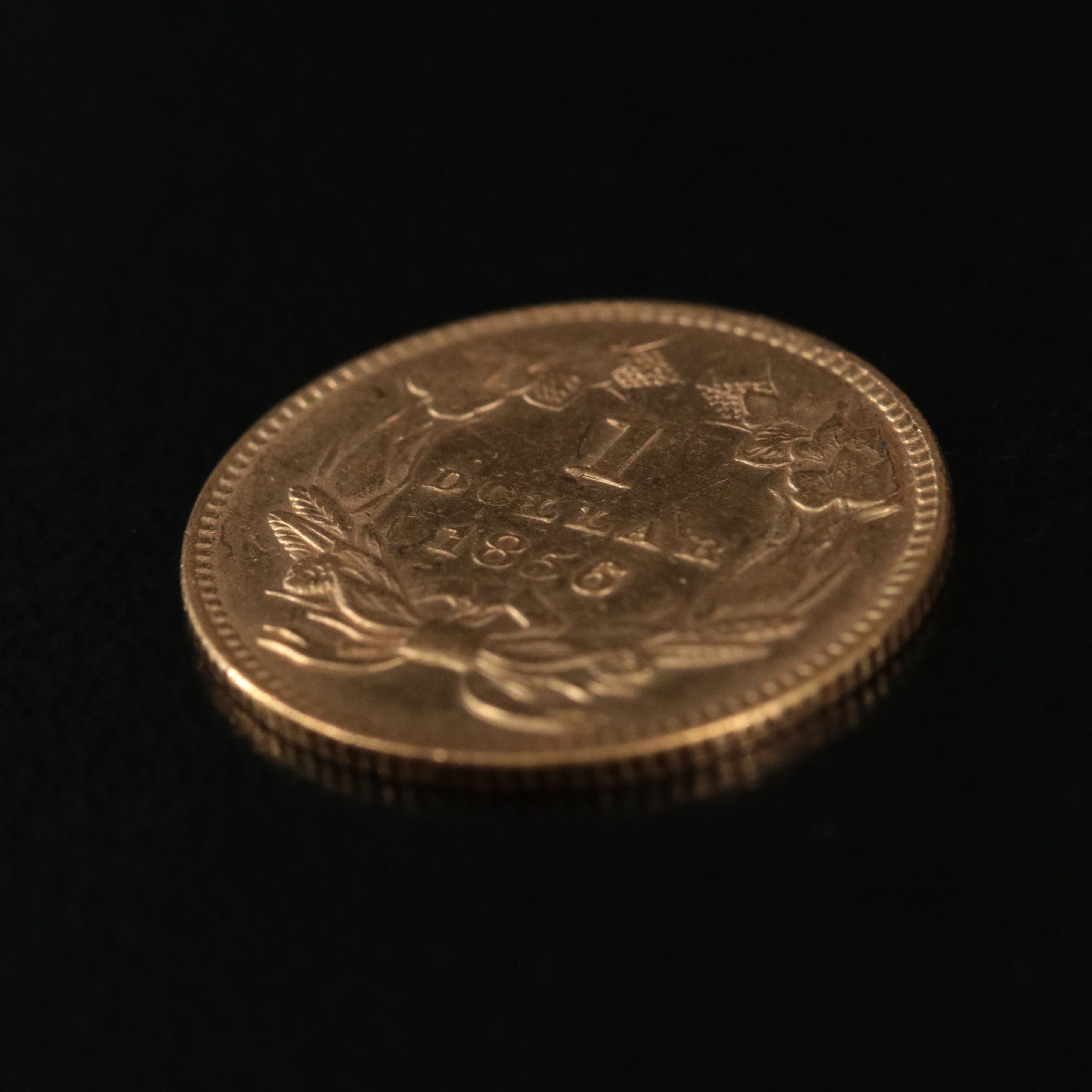 1856 Indian Princess Head Type III Gold Dollar