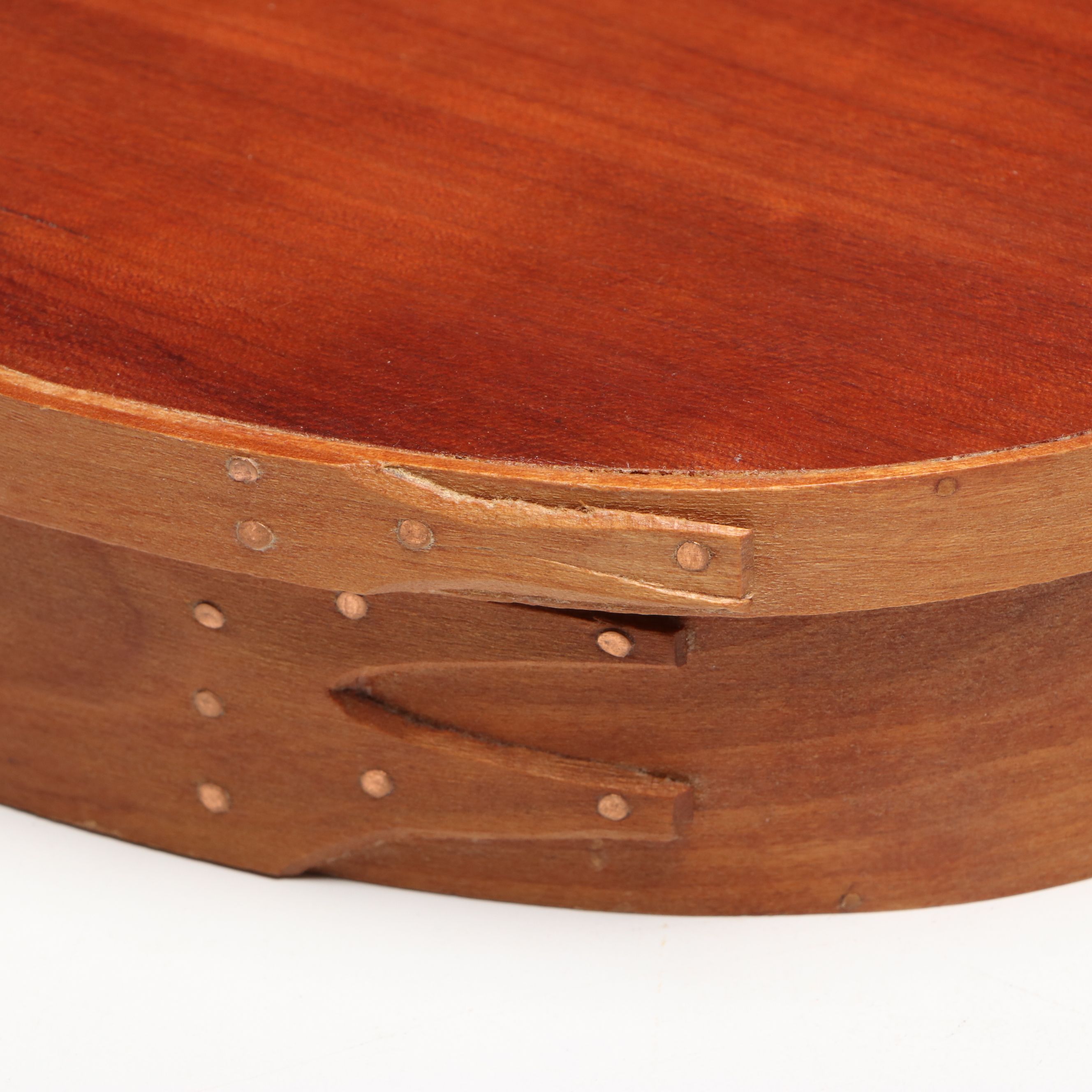 Orleans Carpenters and Other Cherry Wood Shaker Boxes with Divided Carrier