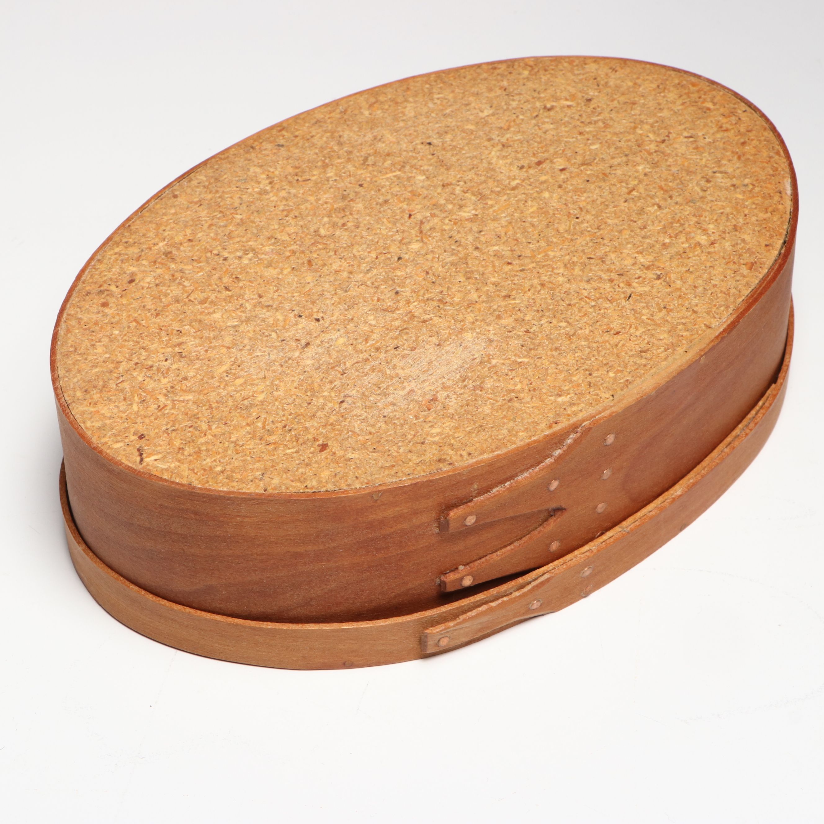 Orleans Carpenters and Other Cherry Wood Shaker Boxes with Divided Carrier