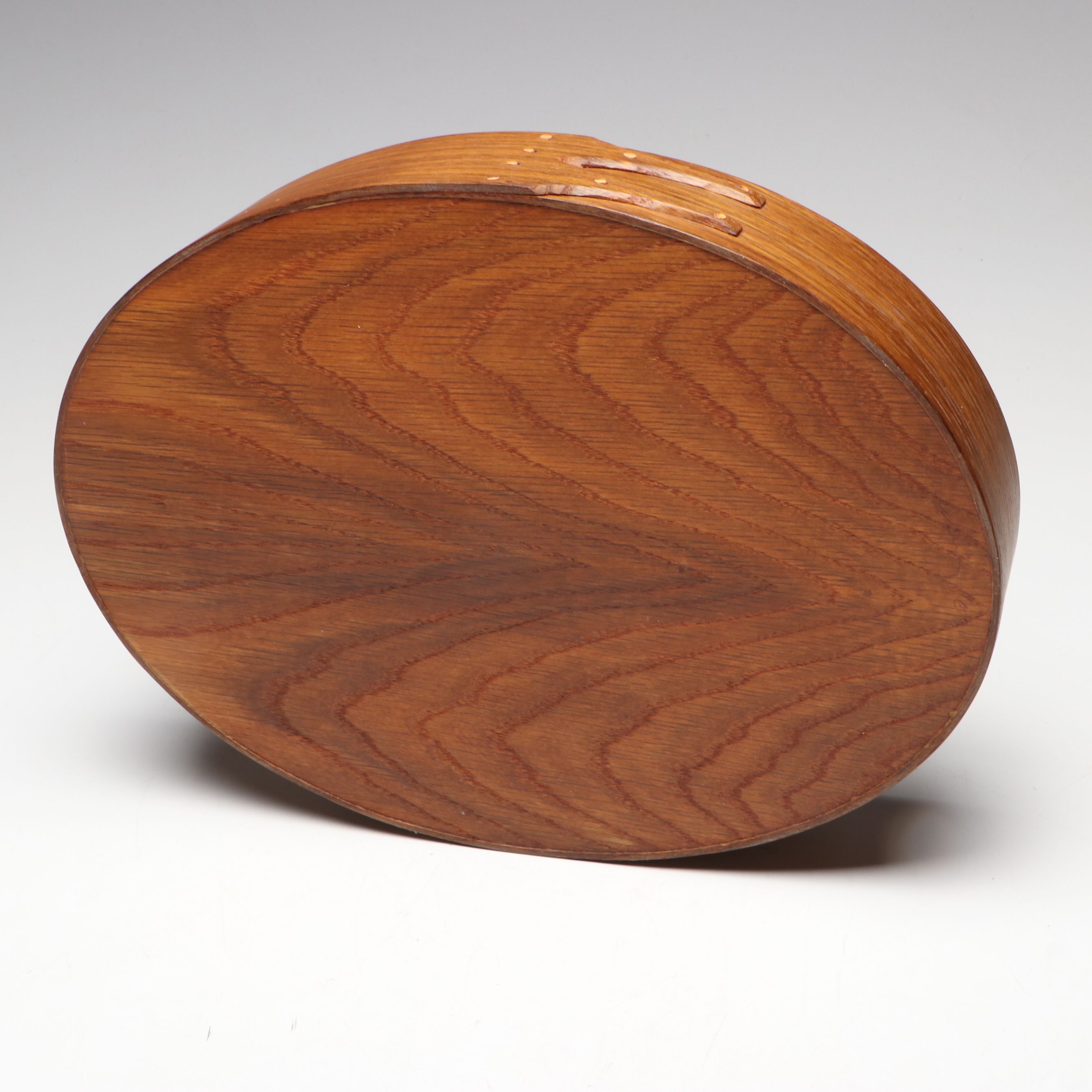 Orleans Carpenters and Other Cherry Wood Shaker Boxes with Divided Carrier