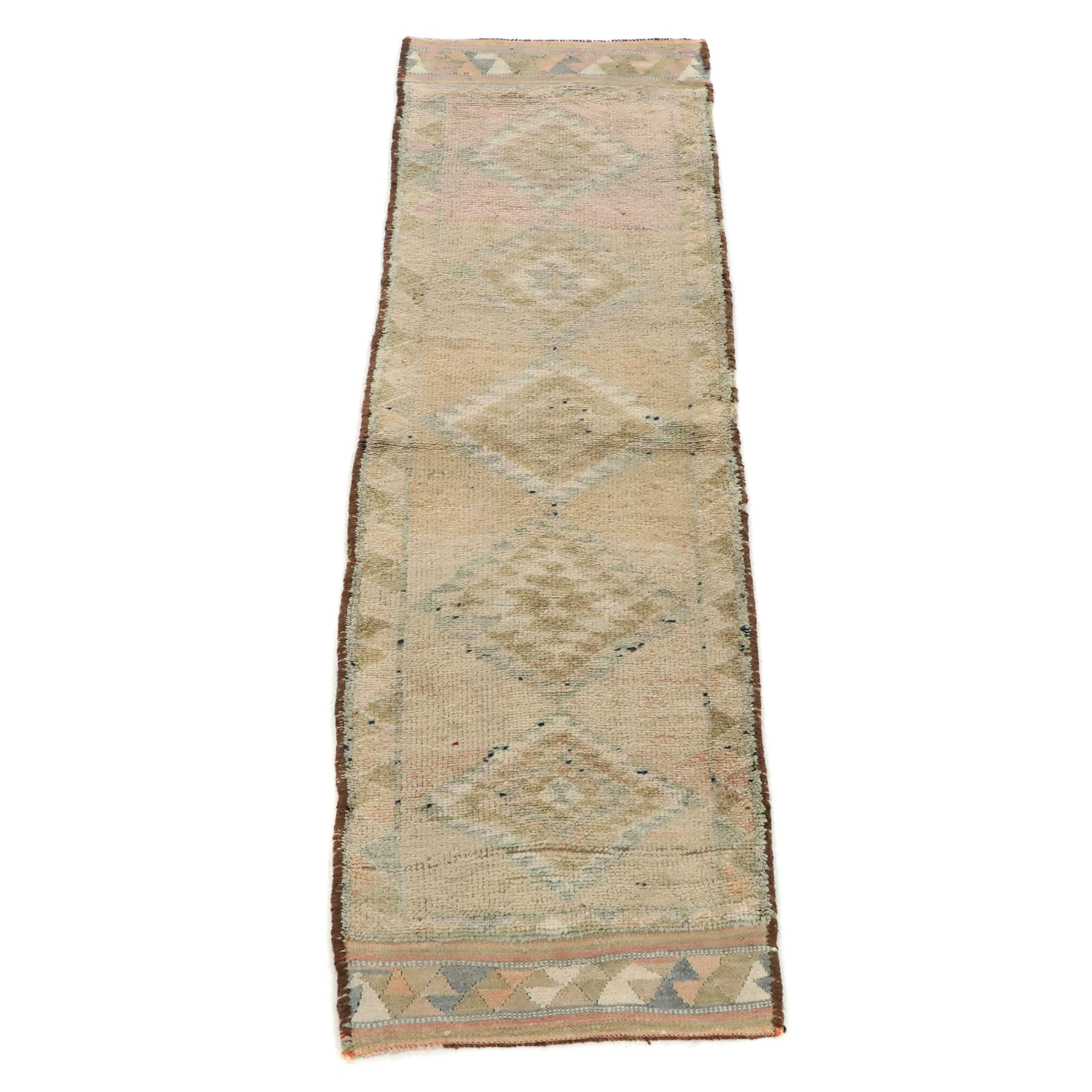 3'2 x 10'2 Hand-Knotted Turkish Anatolian Long Rug