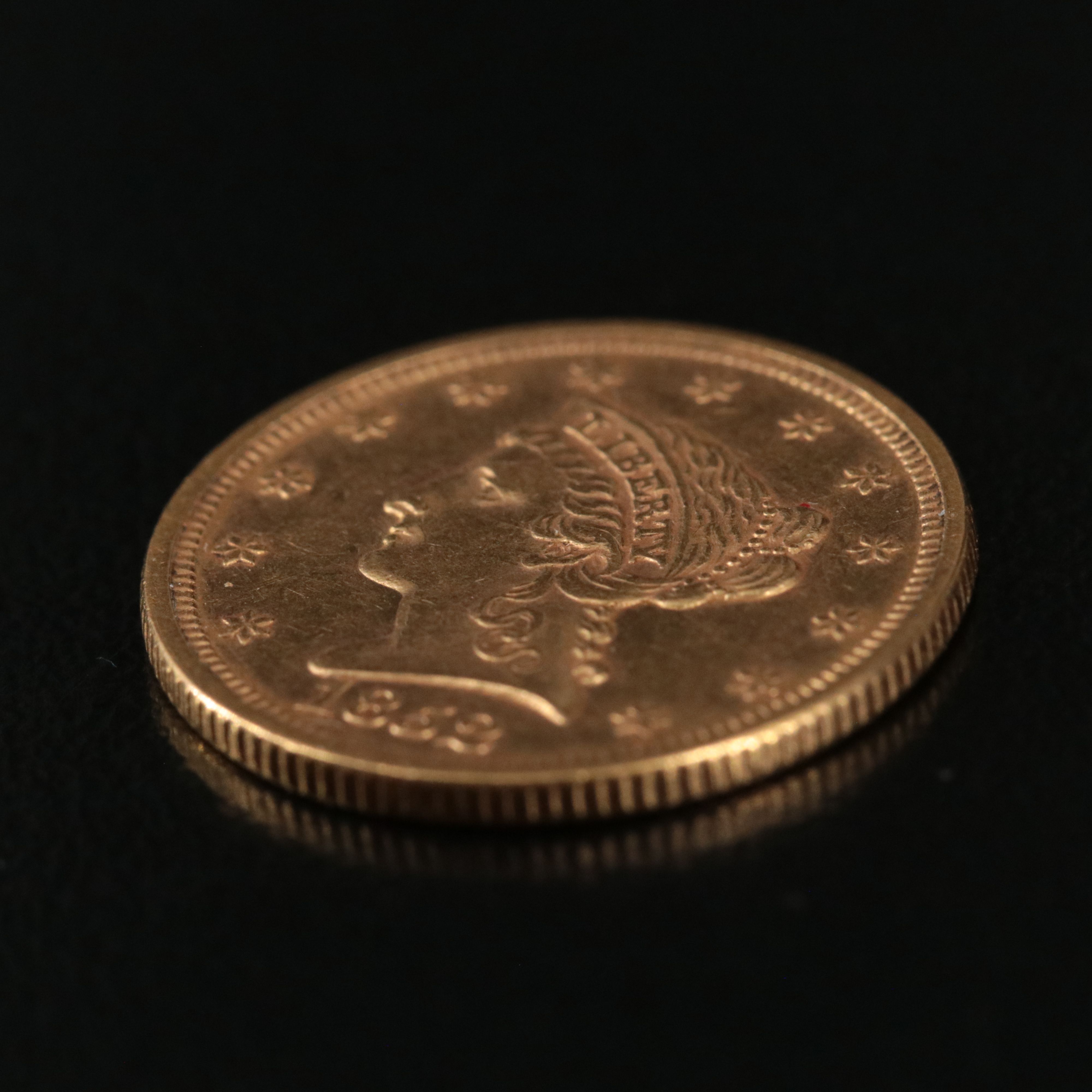 1852 Liberty Head $2.50 Gold Quarter Eagle