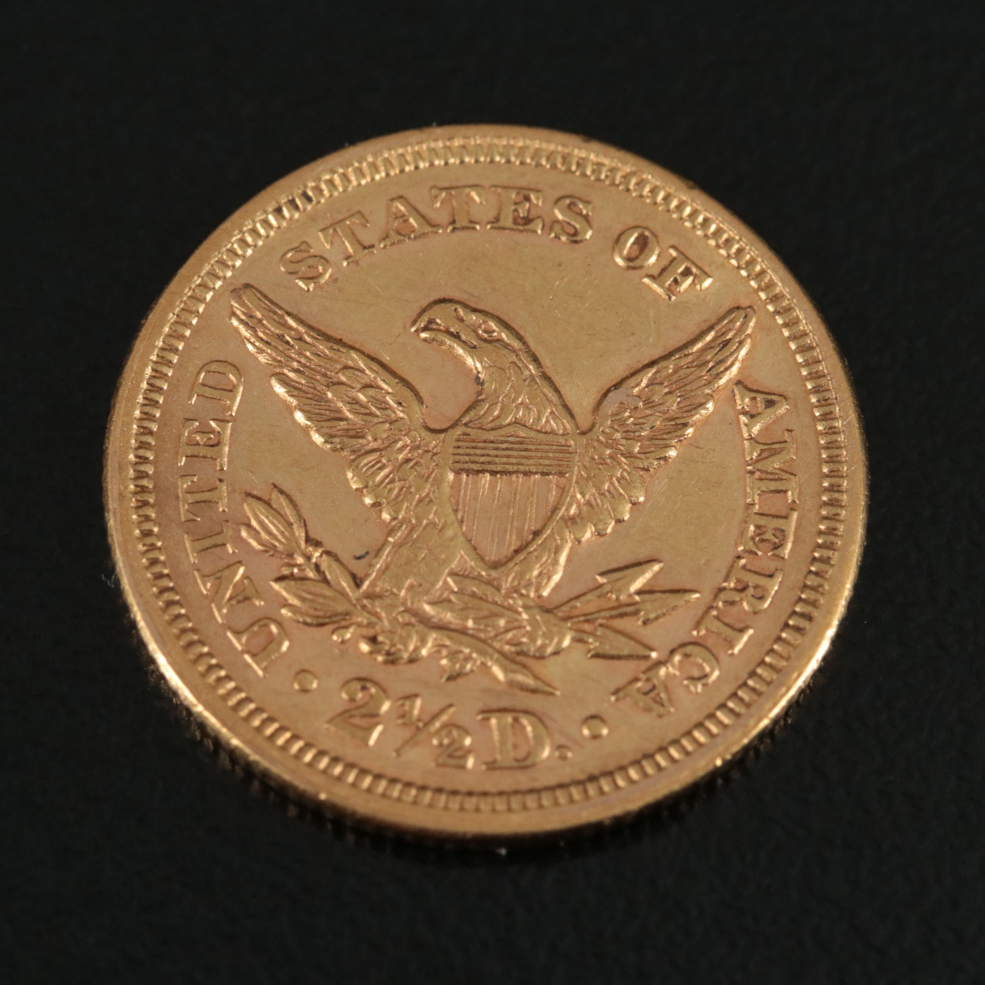 1852 Liberty Head $2.50 Gold Quarter Eagle