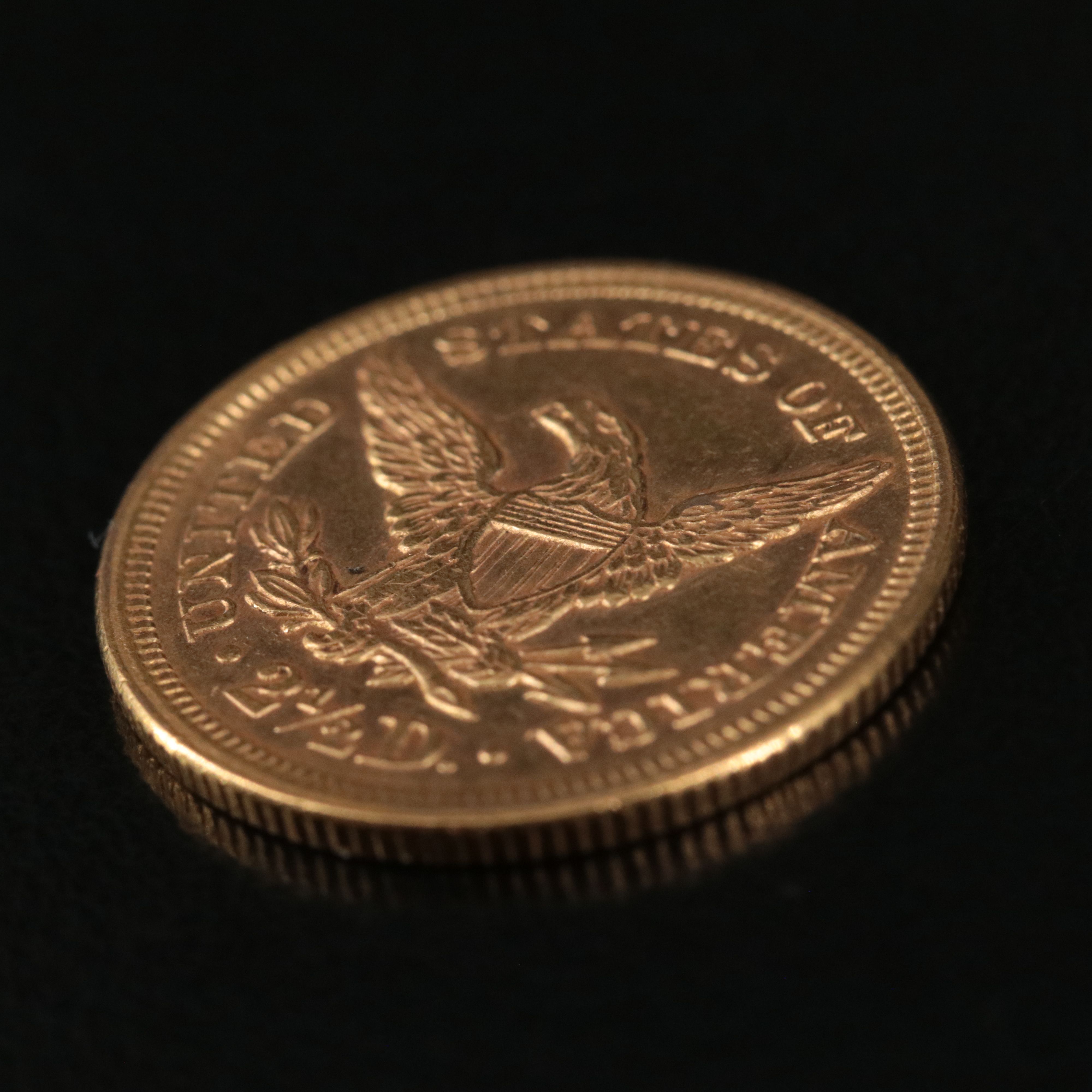 1852 Liberty Head $2.50 Gold Quarter Eagle