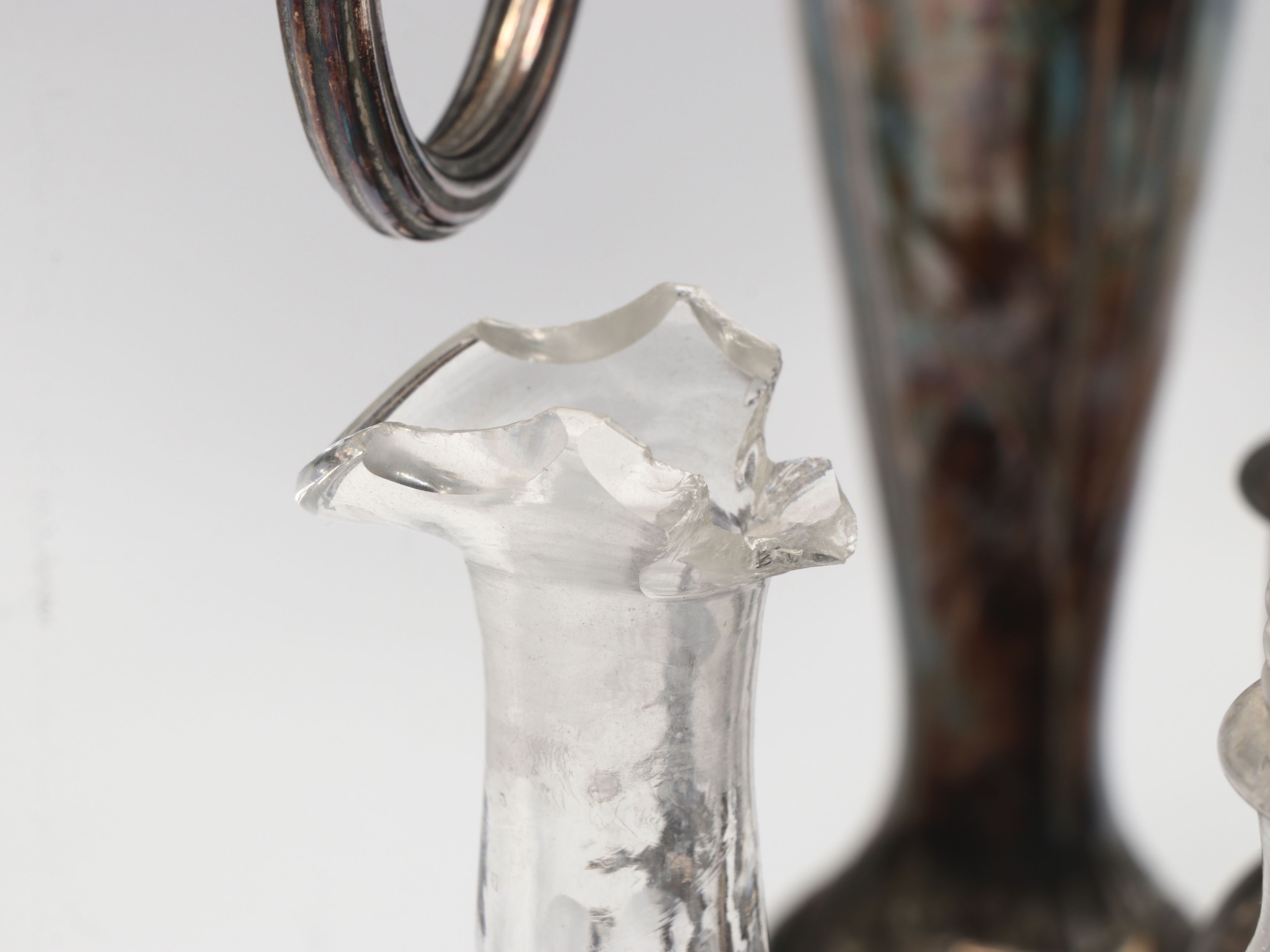 Poole and Leonard Silver Plate Candelabra with More Plate Utensils and Tableware