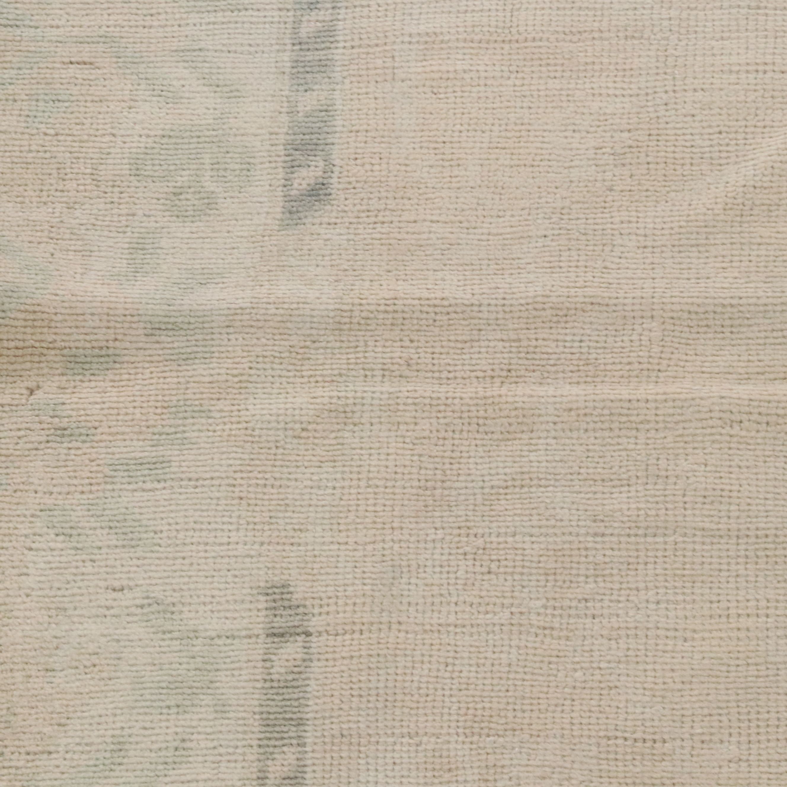 4'6 x 7'7 Hand-Knotted Turkish Oushak Area Rug