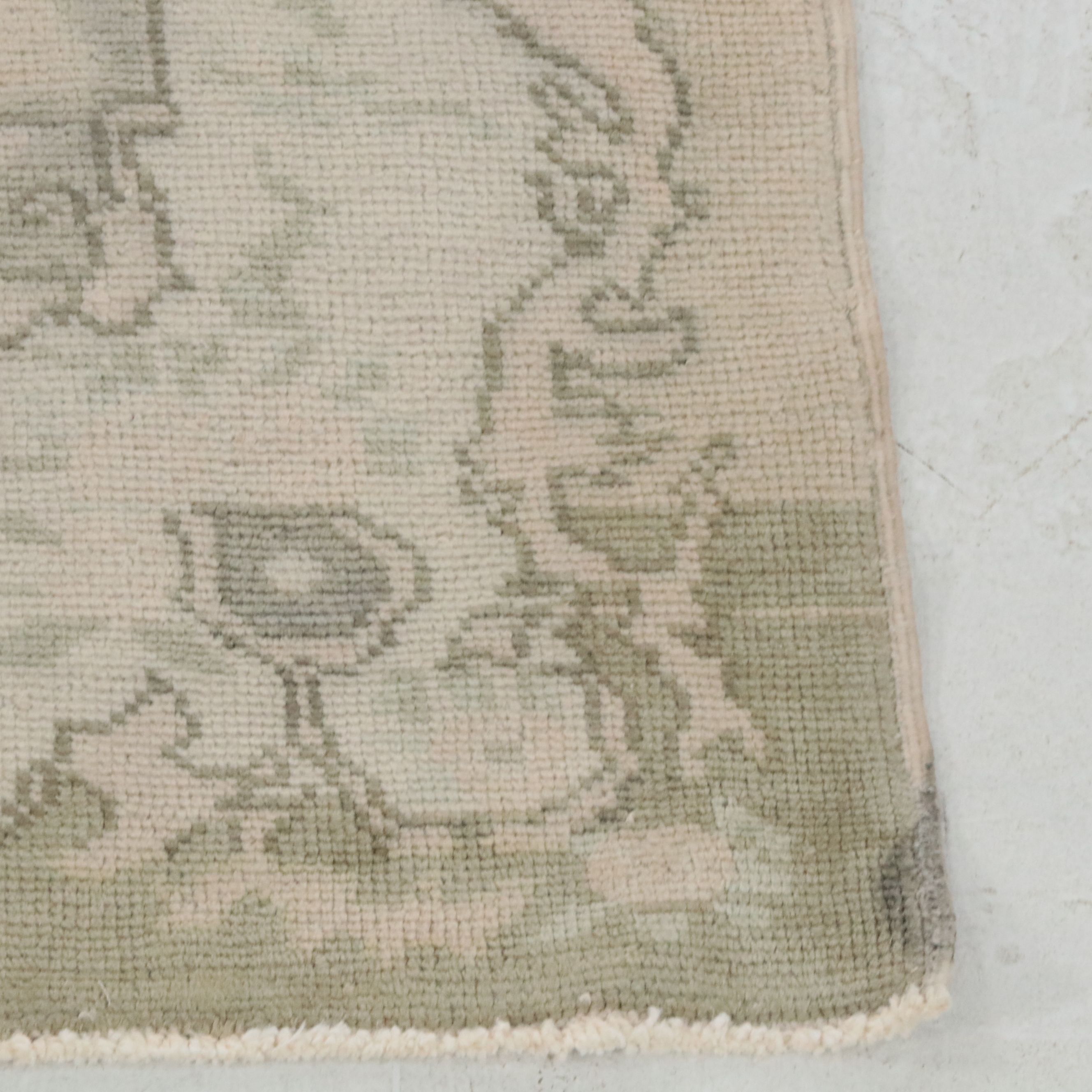 4'6 x 7'7 Hand-Knotted Turkish Oushak Area Rug