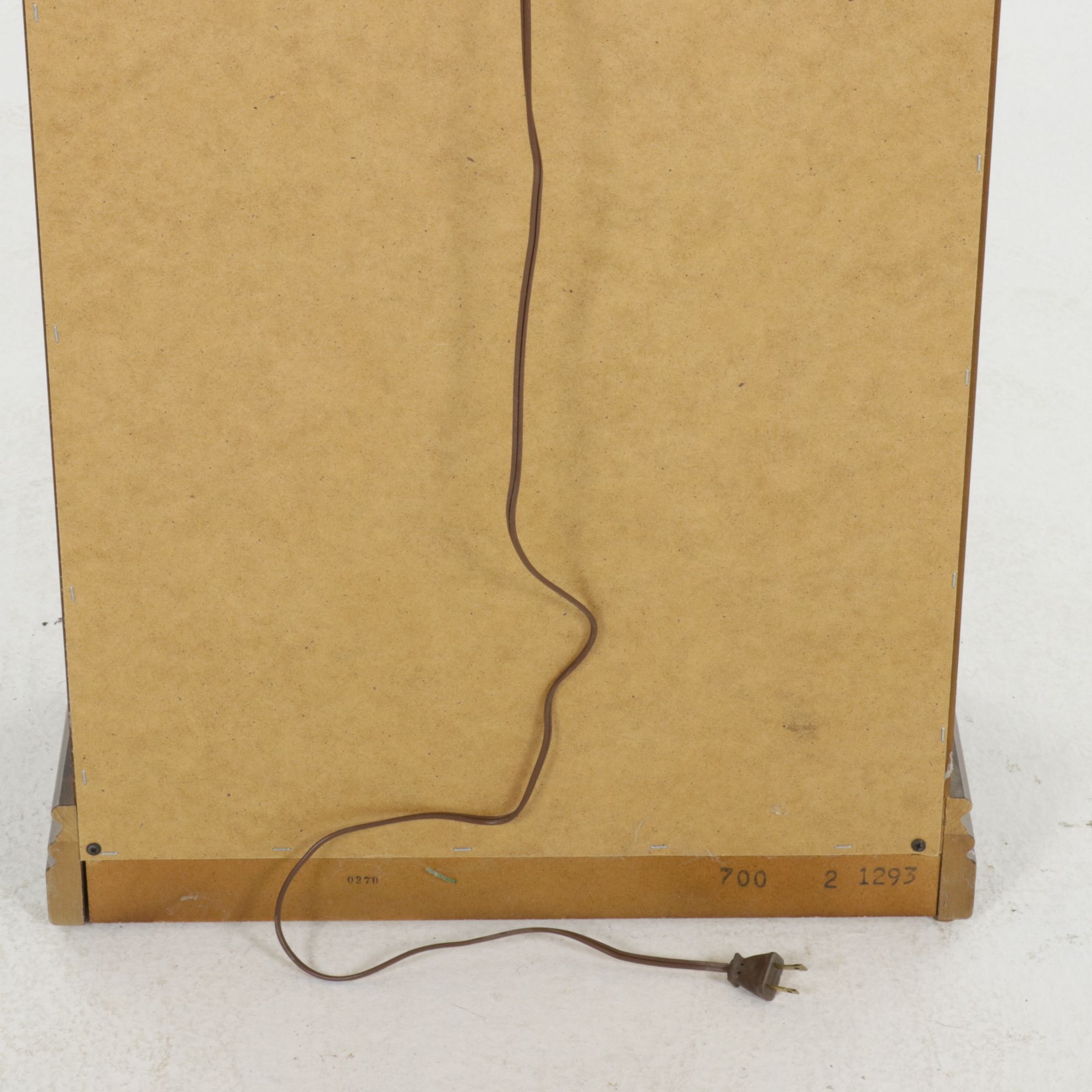 Cherry Illuminated Curio Cabinet, 21st Century