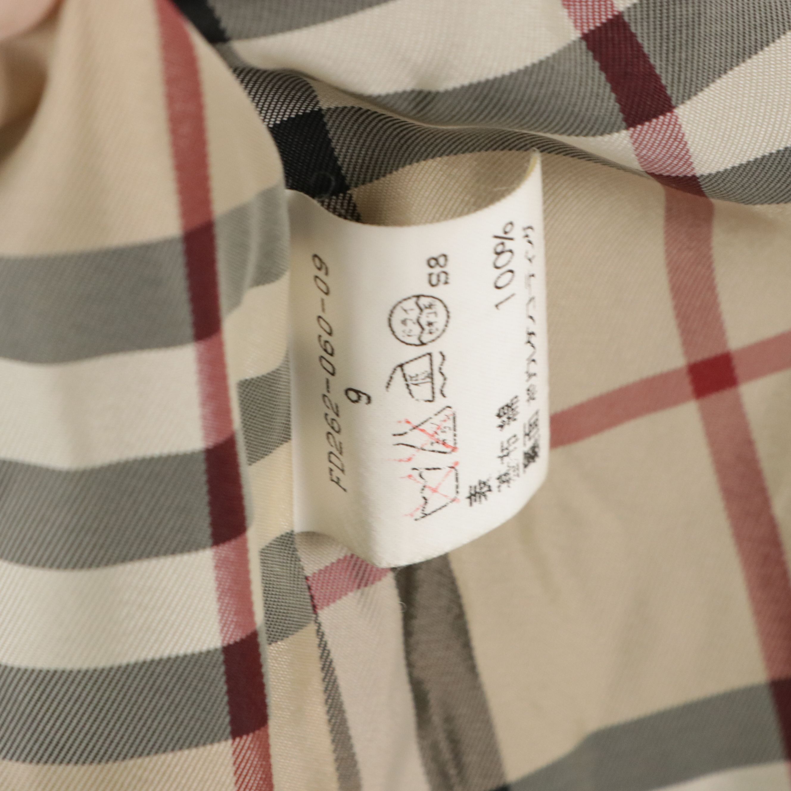 Burberry London Double-Breasted Trench Coat in PU Coated Cotton