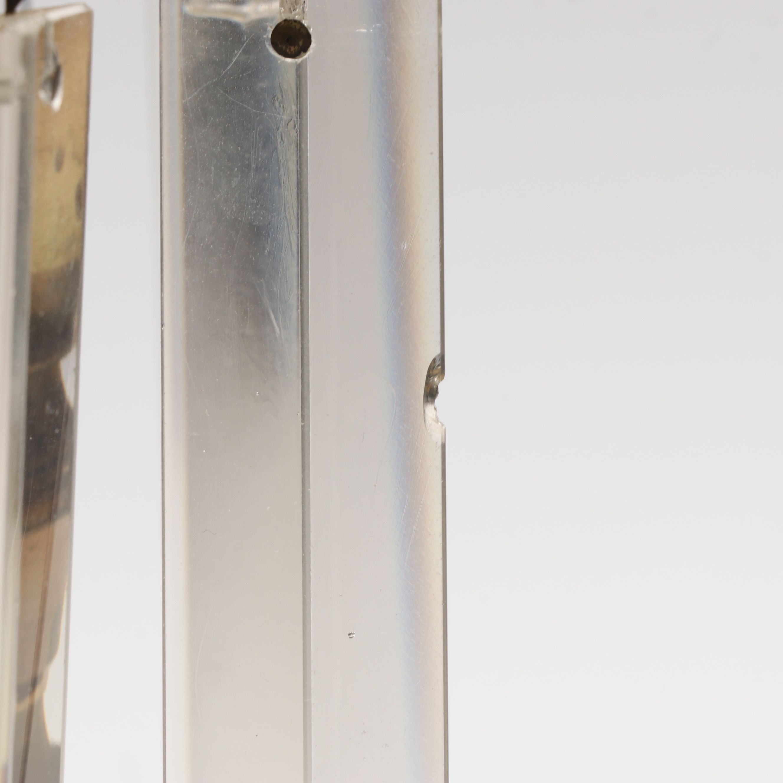 Bohemian Style Etched Glass and Crystal Accent Lamp