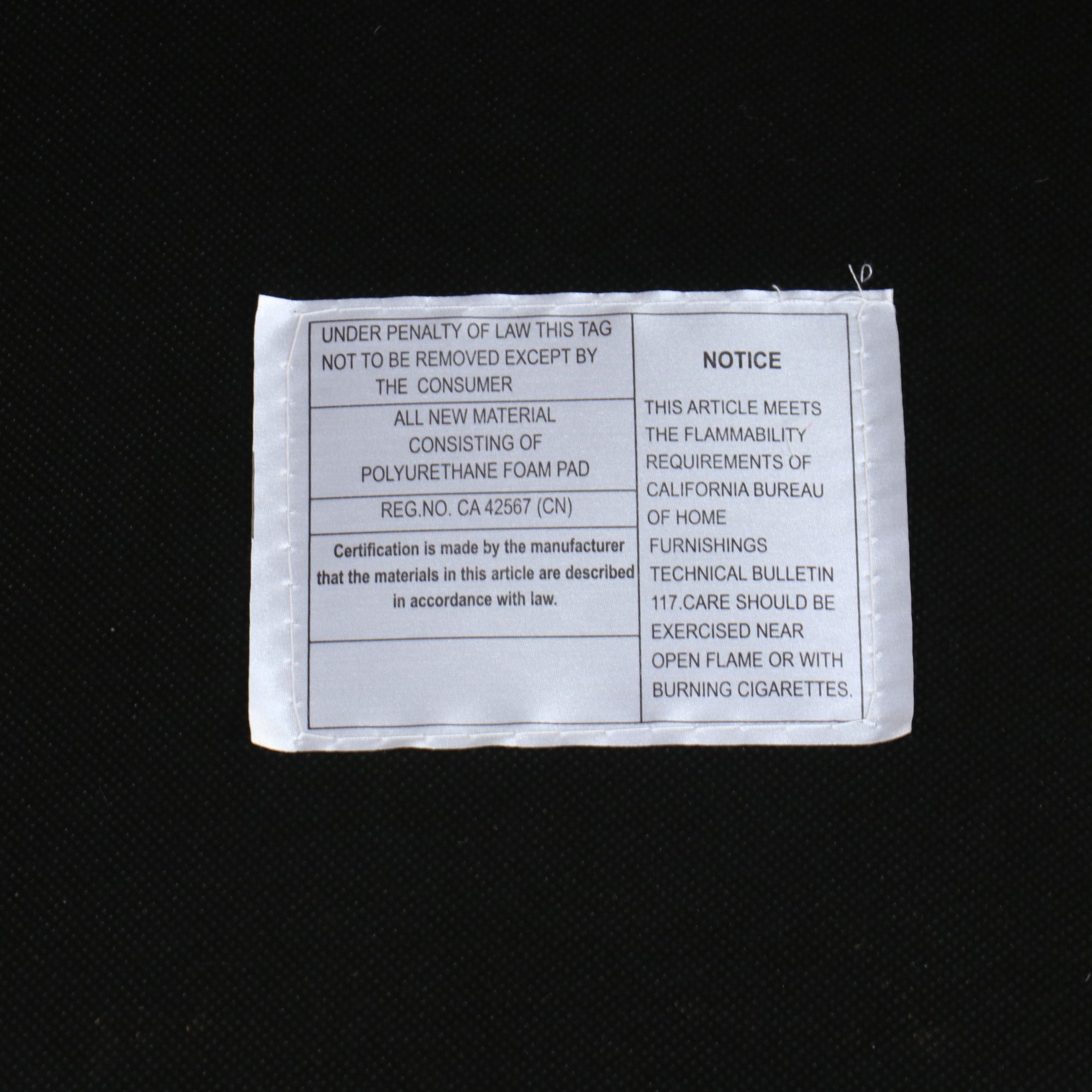 Contemporary French Script Upholstered Club Chair with Nailhead Trim