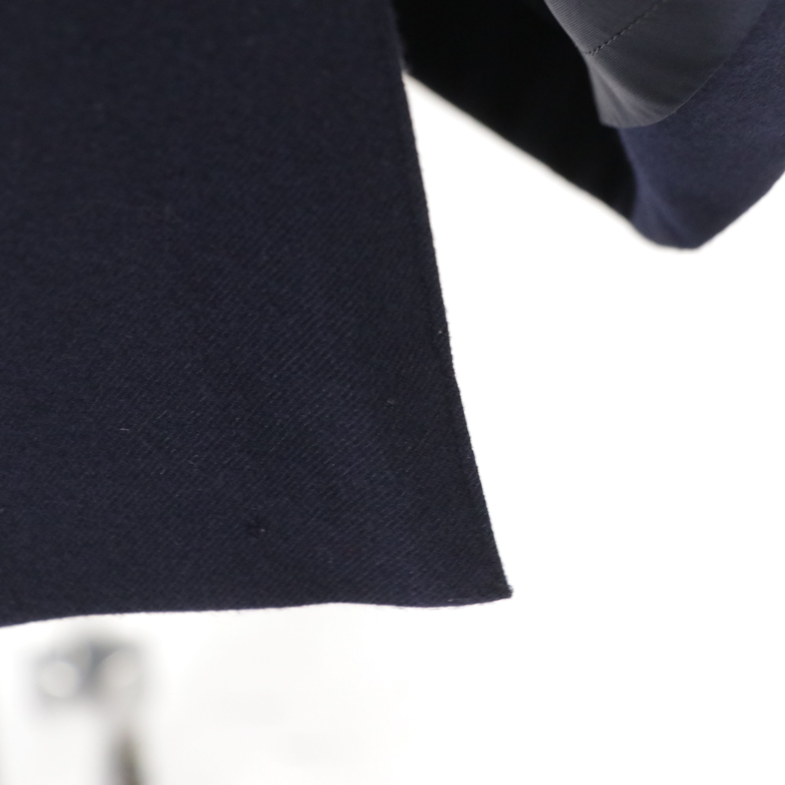 Burberrys Vintage Double-Breasted Skirt Suit in Navy Blue Wool