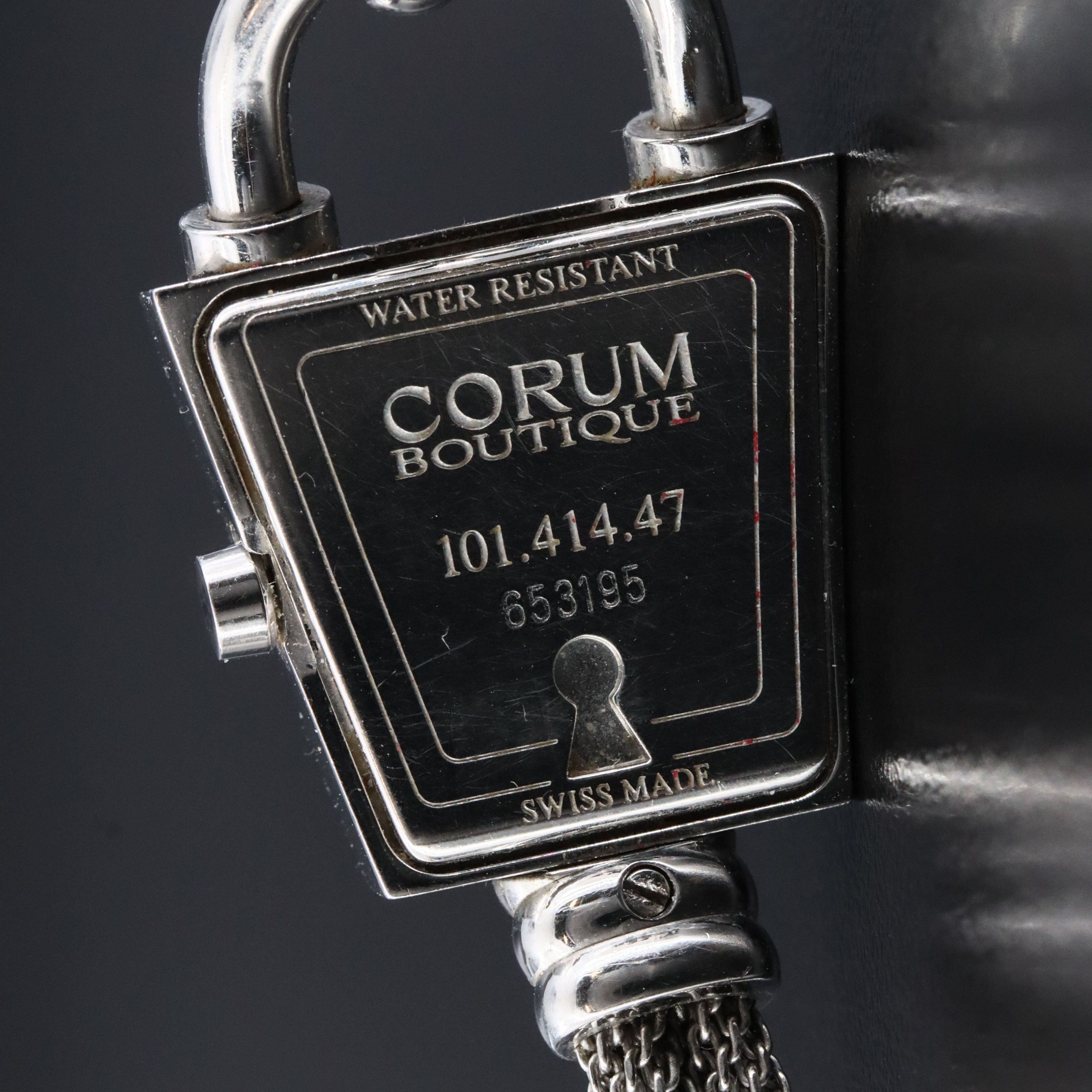 Corum Trapeze Diamond and Stainless Steel Watch