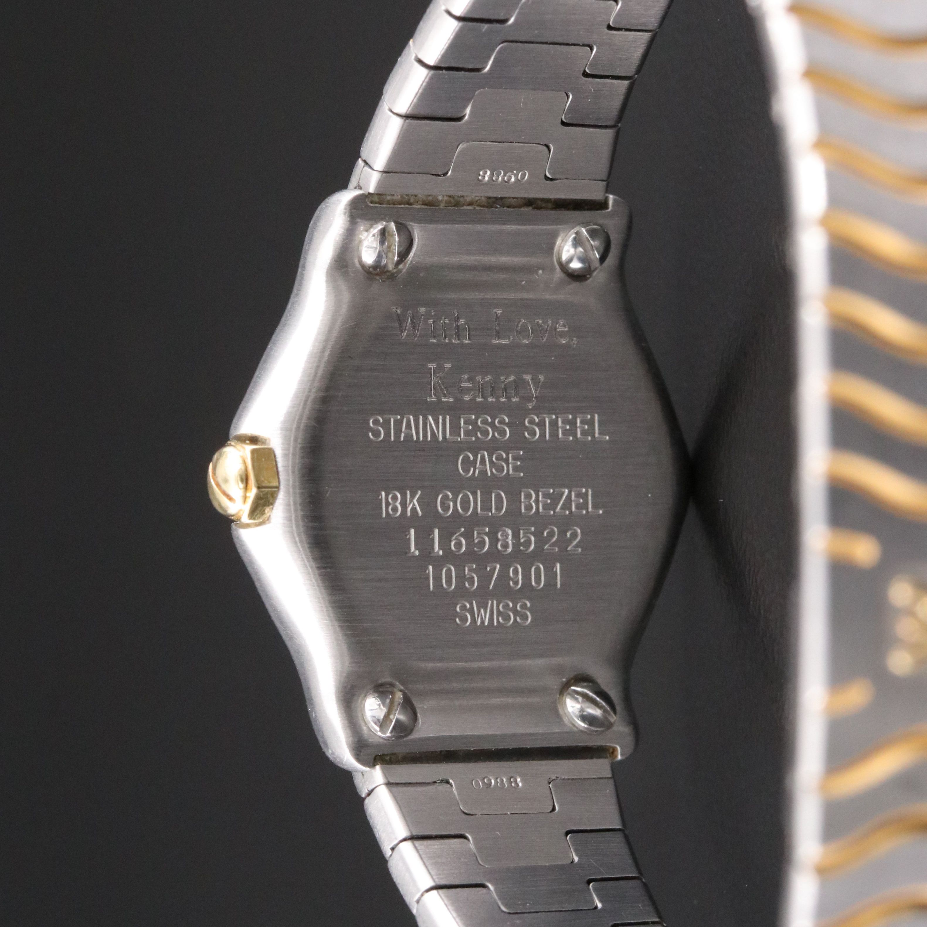 Ebel Mini Classic Wave 18K and Stainless Steel Swiss Quartz Watch