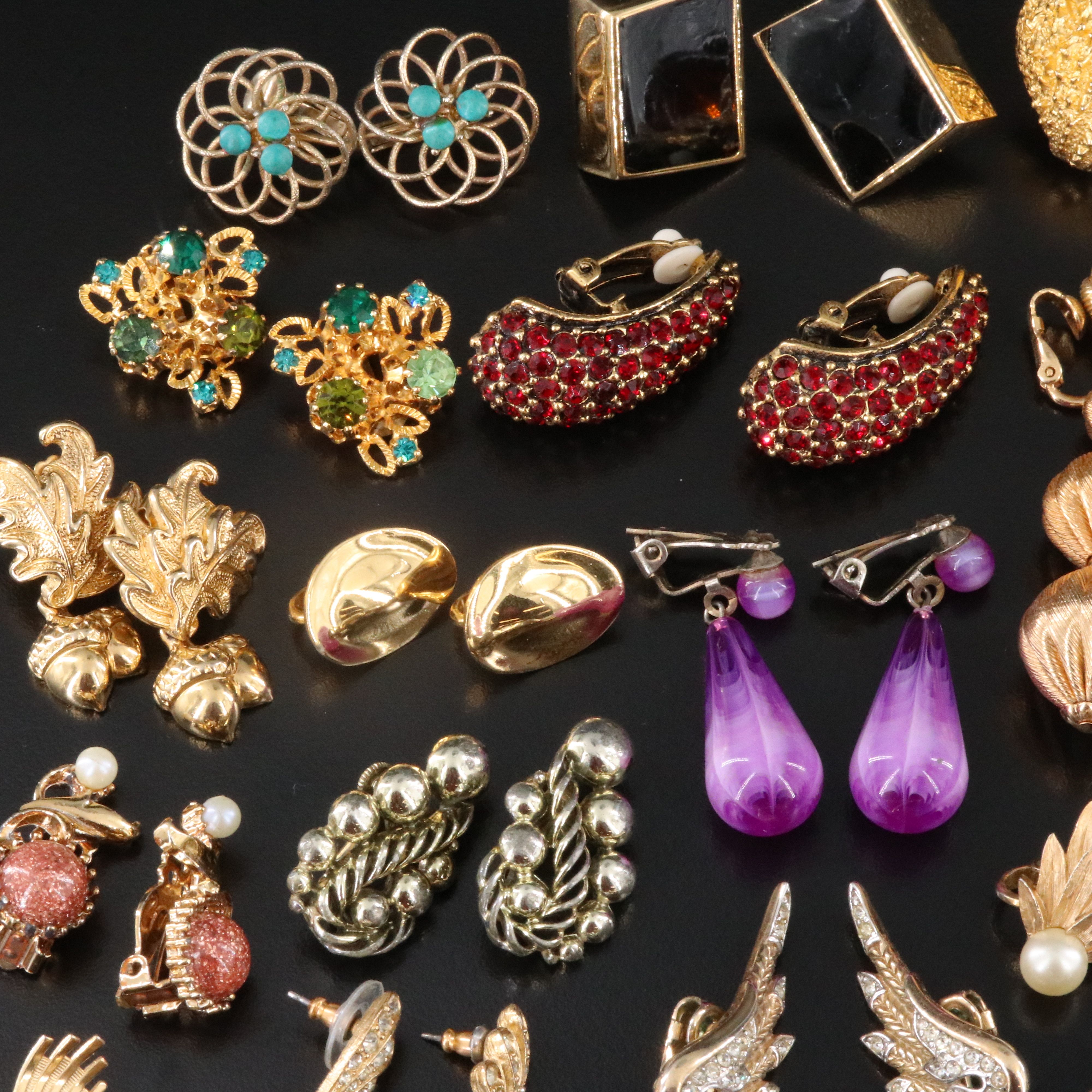 Earring Collection Featuring Sterling, Mother-of-Pearl and Faux Pearl