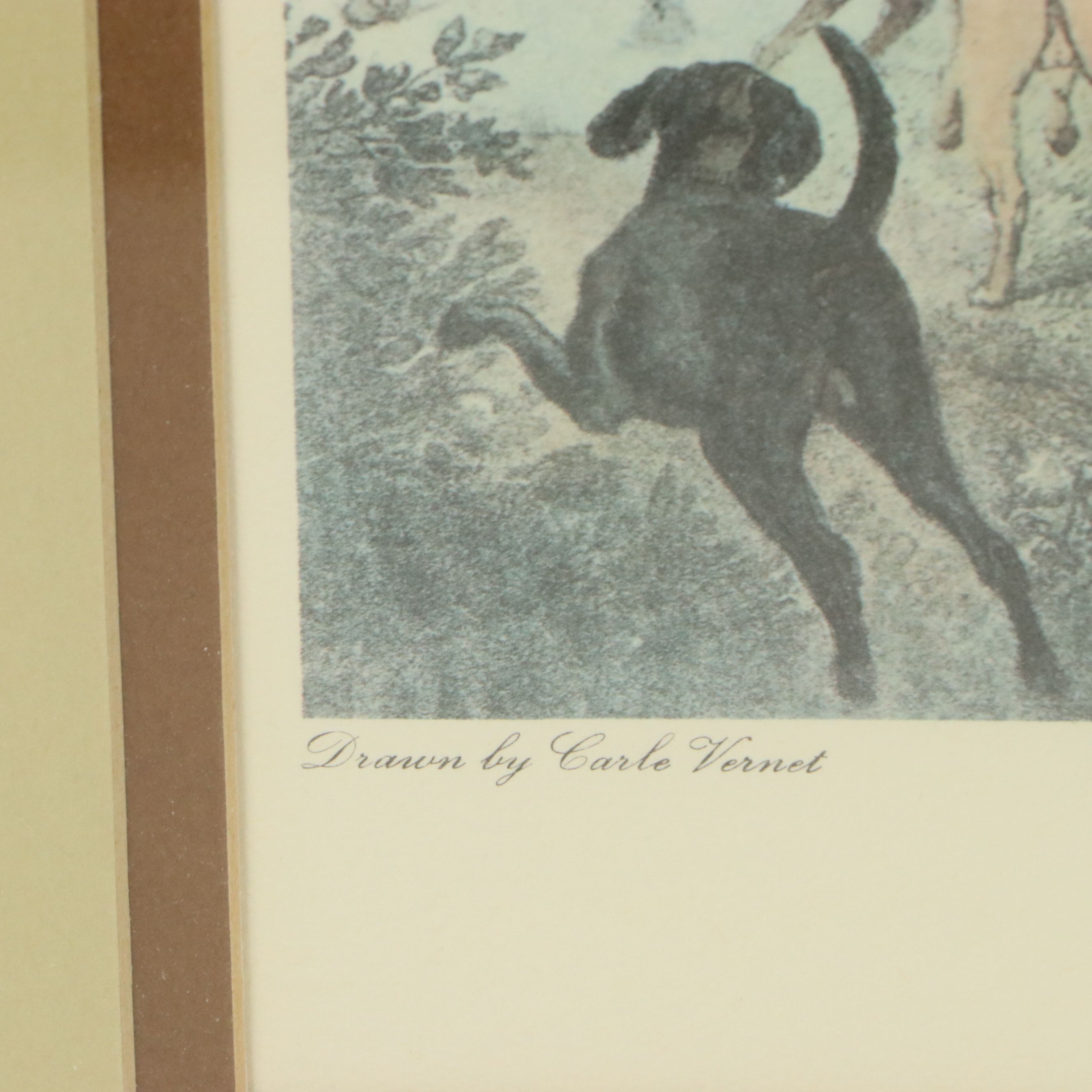 After Carle Vernet and H. Alken Prints of Hunting Scenes, Mid to Late 20th C.