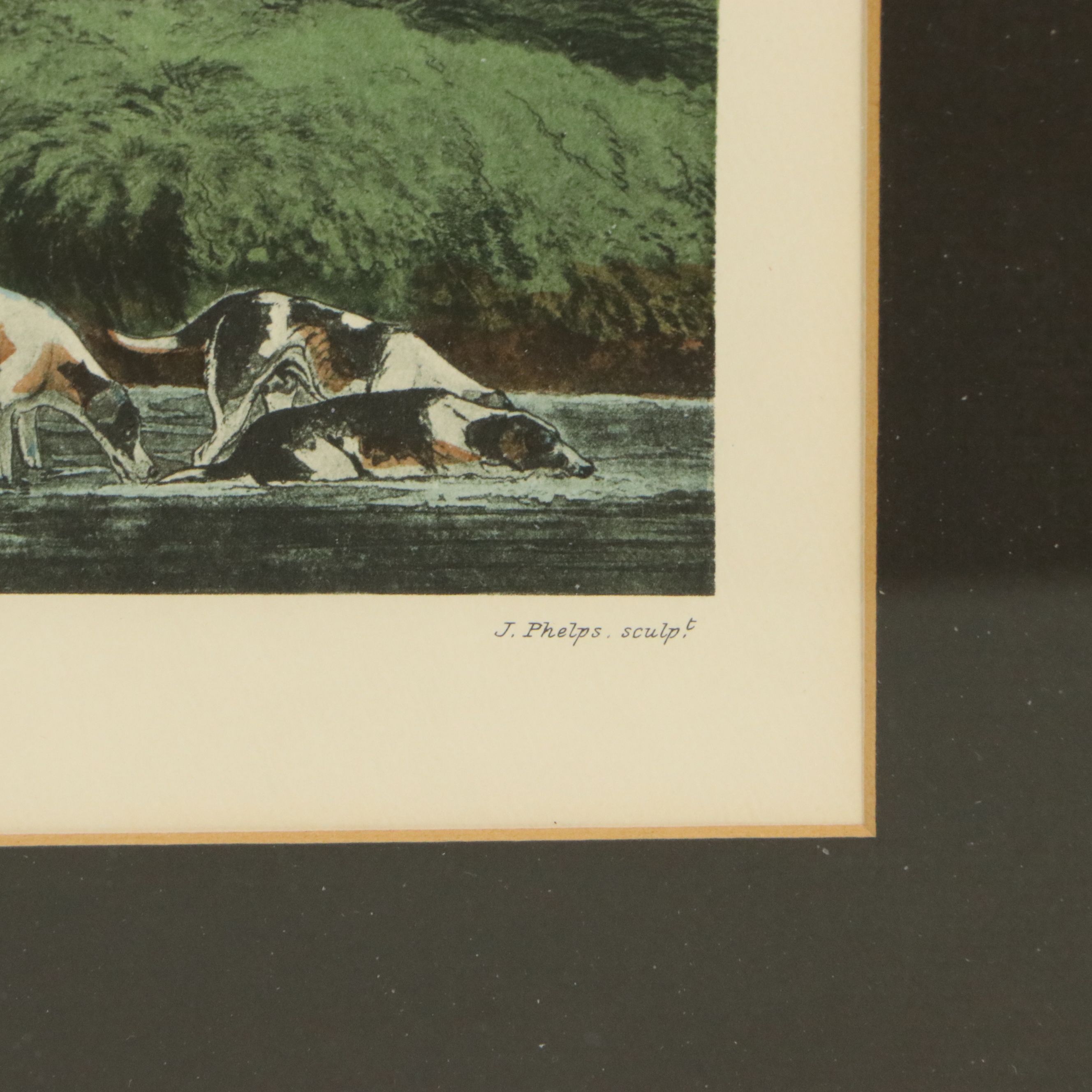 After Carle Vernet and H. Alken Prints of Hunting Scenes, Mid to Late 20th C.