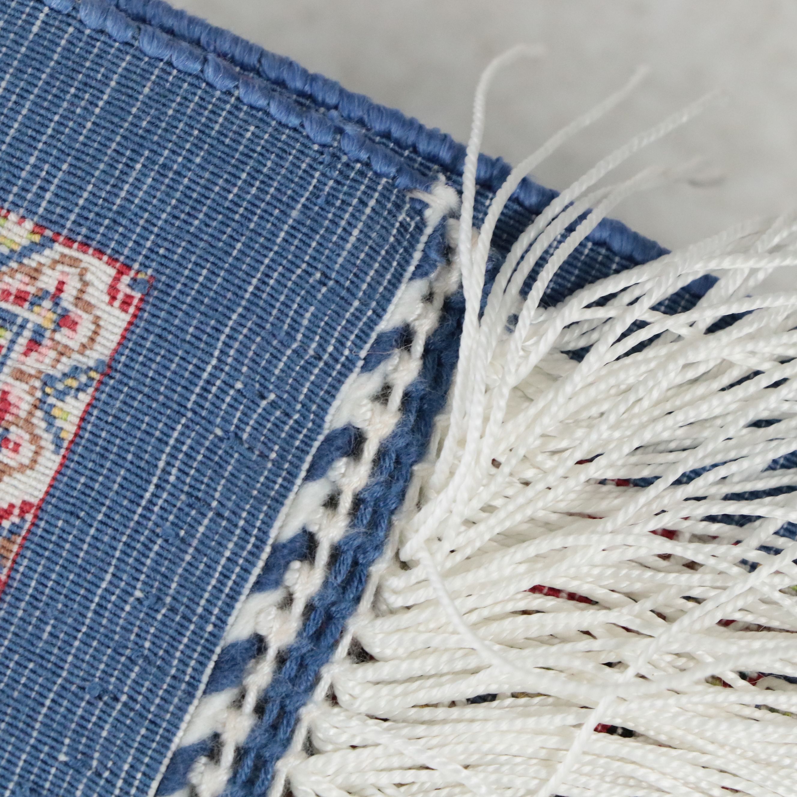 2'8 x 10'4 Machine Made Turkish Qom Silk Carpet Runner