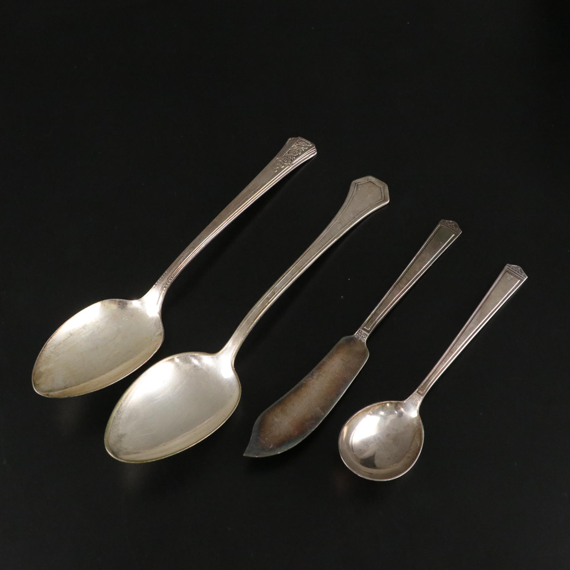 Rogers Bros. "Anniversary" Silver Plate Flatware, Early 20th Century